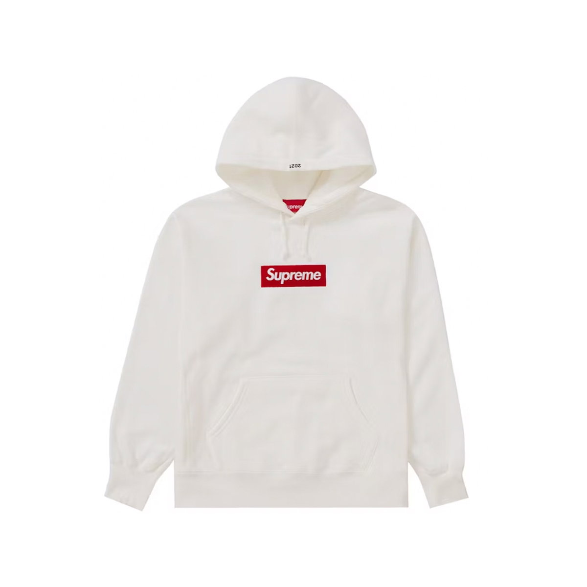 Supreme Box Logo Hooded Sweatshirt (FW21) White | SUPREME-00223 