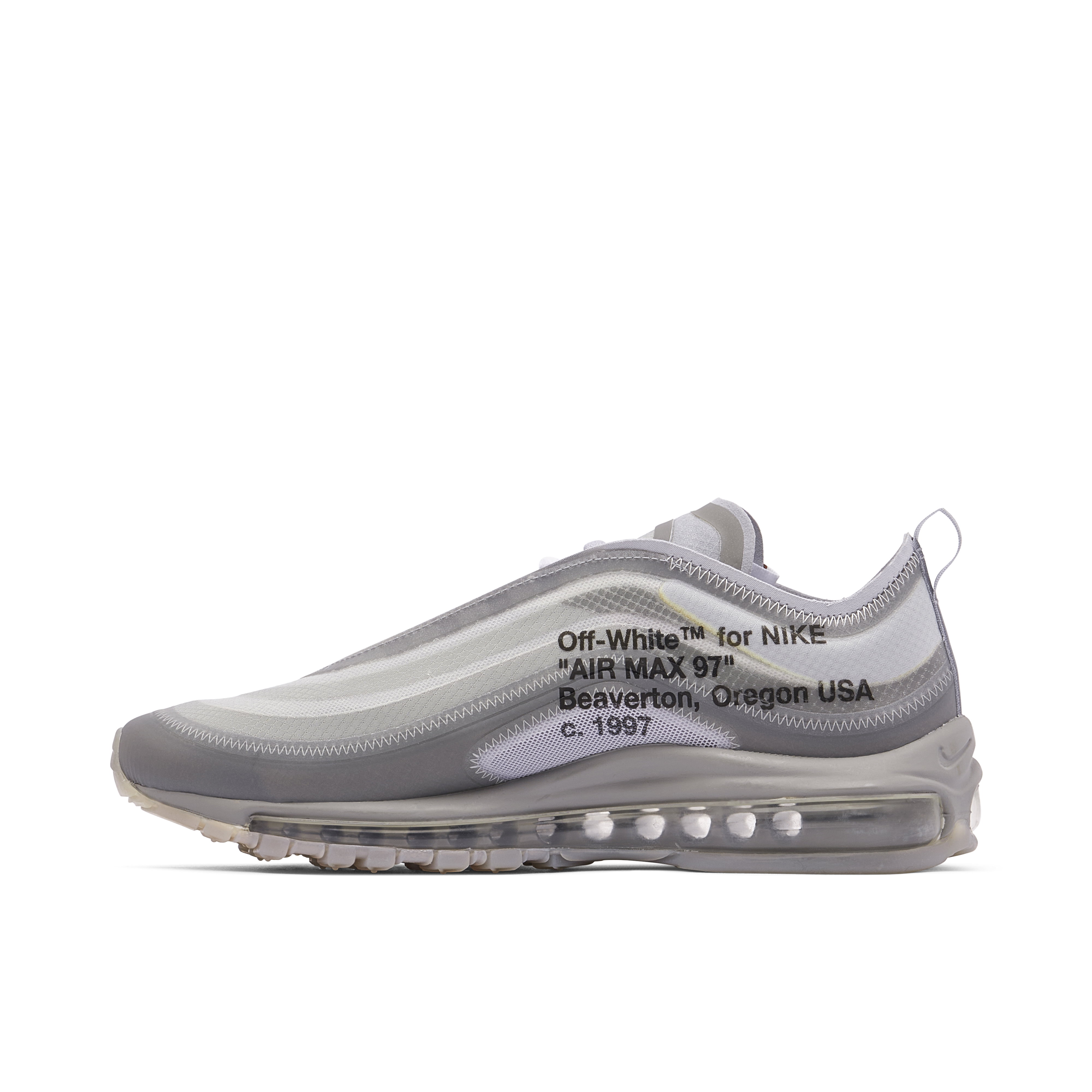 THE 10:NIKE AIR MAX 97×off-white MENTA Air Max 97 Menta x Off-White | AJ4585-101 | Laced
