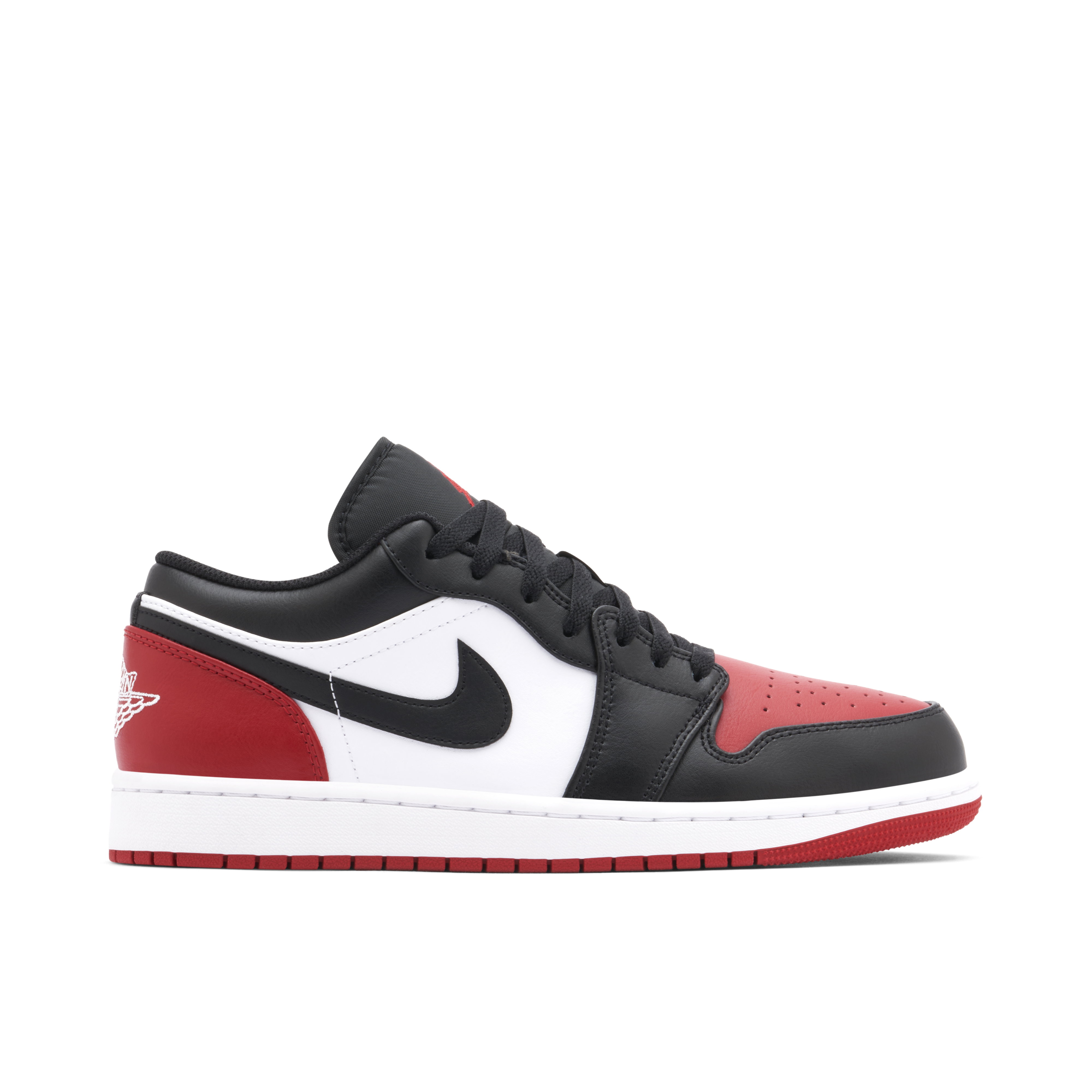 Air Jordan 1 Low Bred Toe 2.0 2023 | 553558-161 | Laced