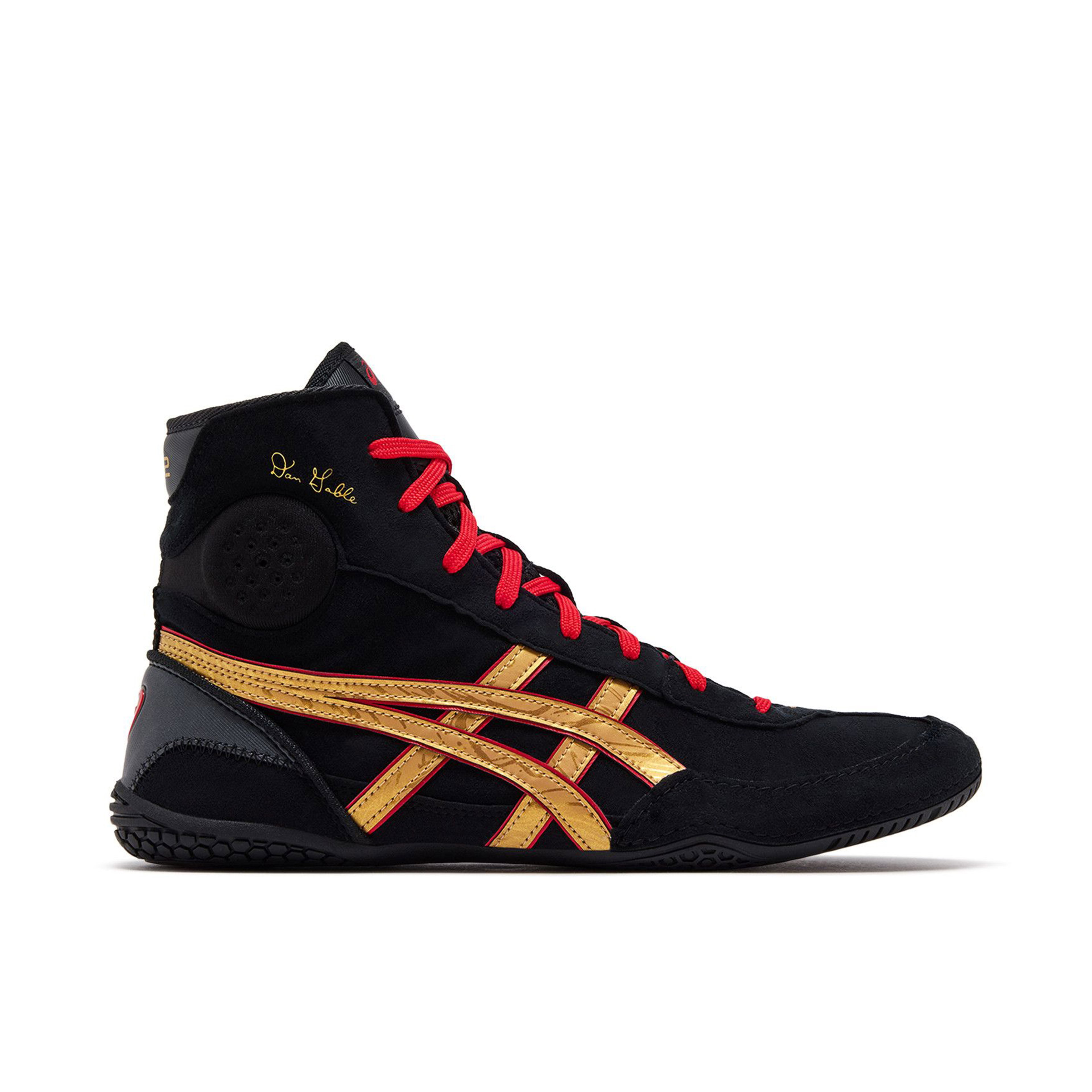 ASICS Dan Gable Evo 3 Black Pure Gold