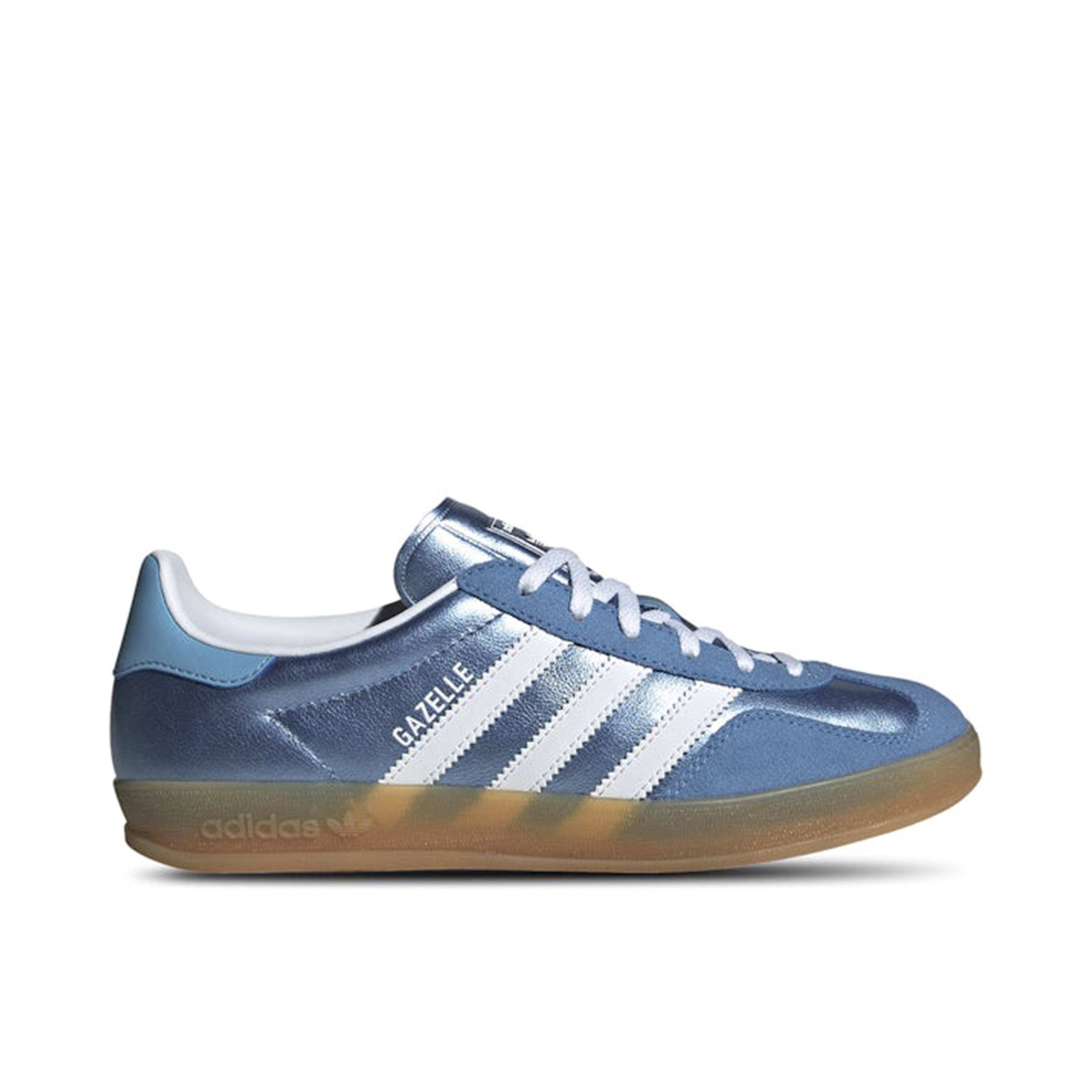Adidas Gazelle Indoor Blue Cloud White Gum Womens