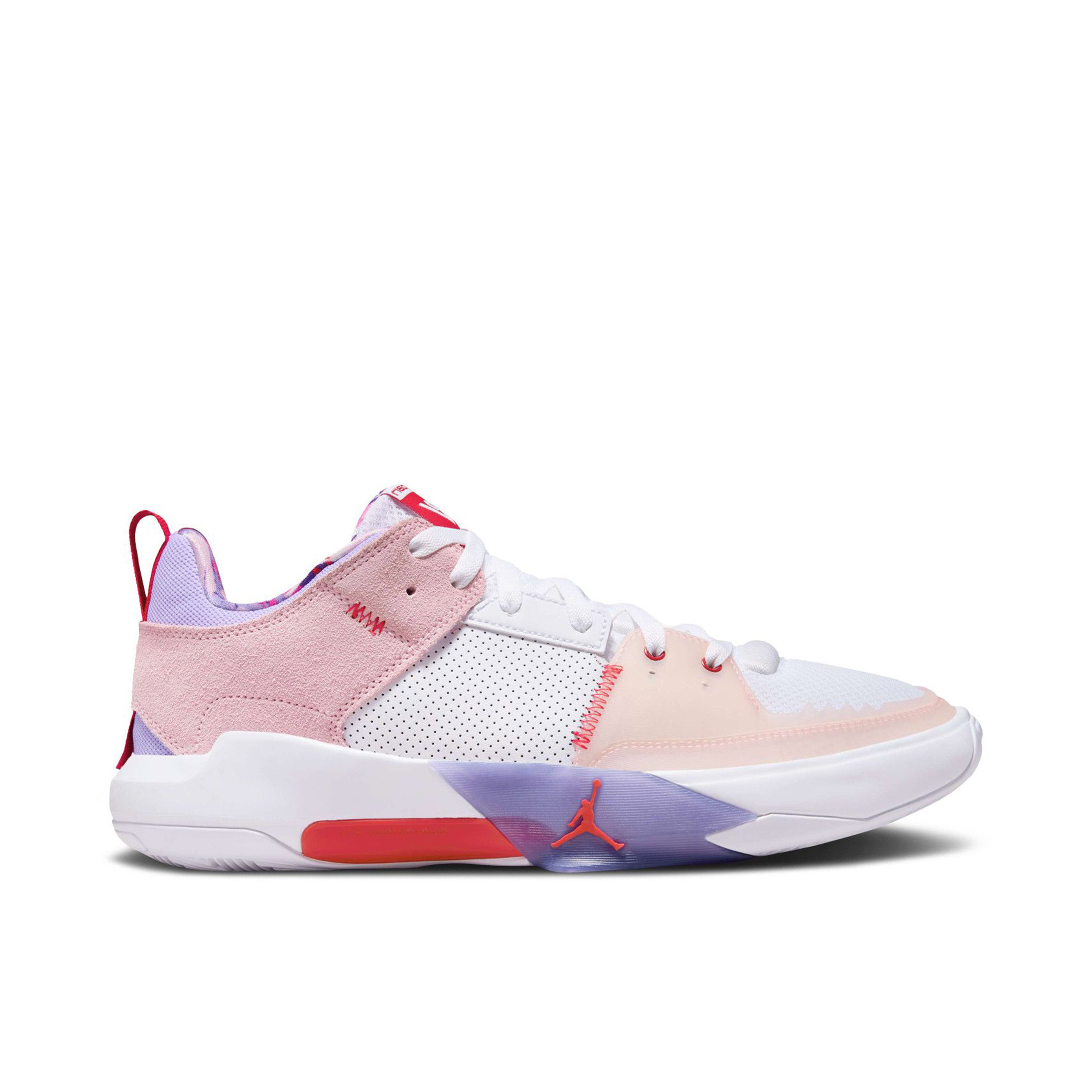 Air Jordan One Take 5 White Arctic Punch Purple Pulse University Red (Translucent Outsole)