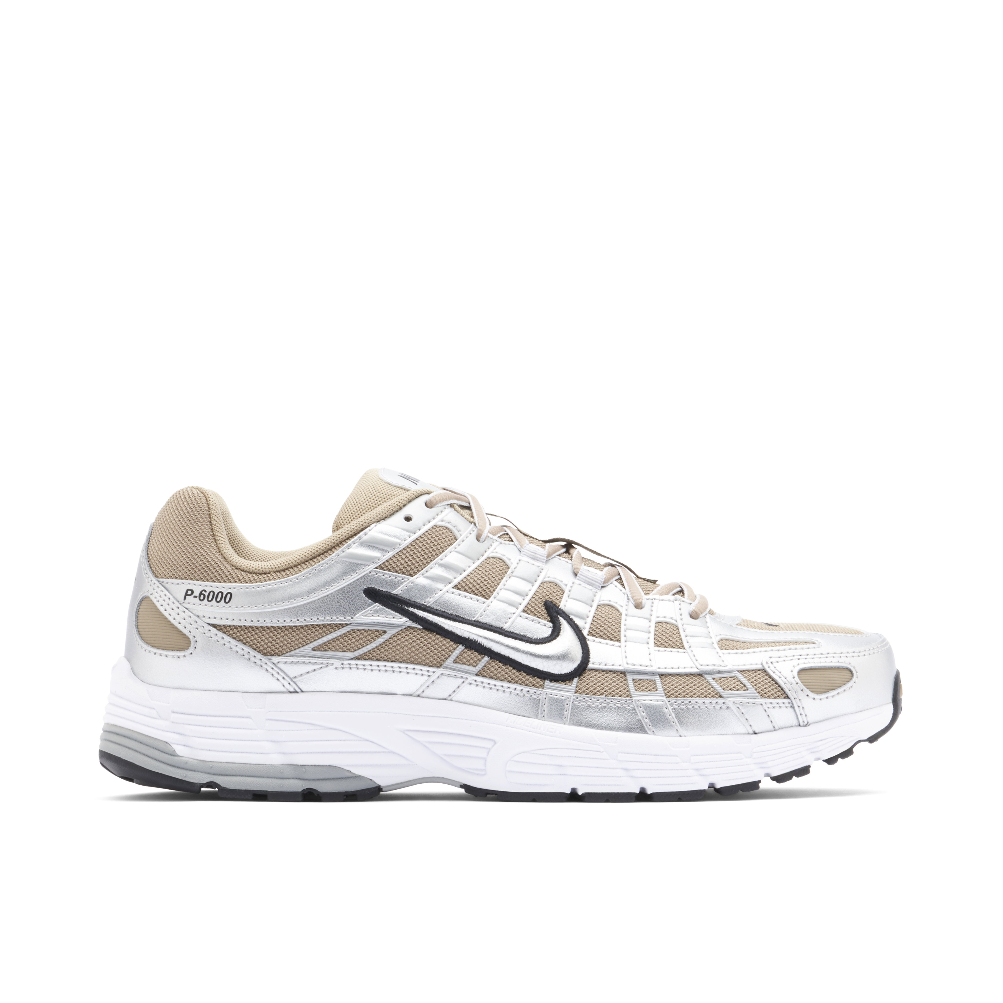 Nike P-6000 Khaki Metallic Silver