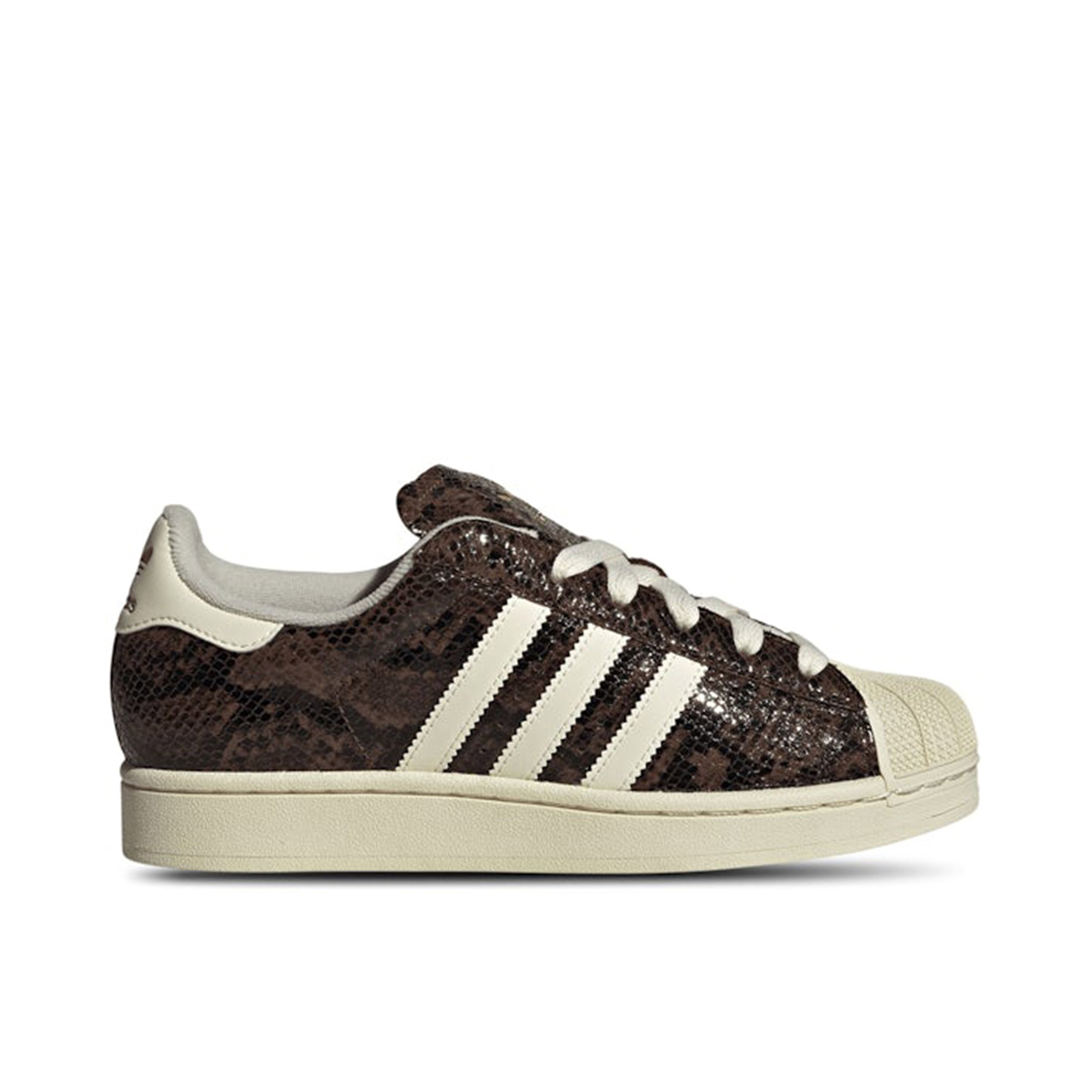 Adidas Superstar II Brown Snakeskin Womens