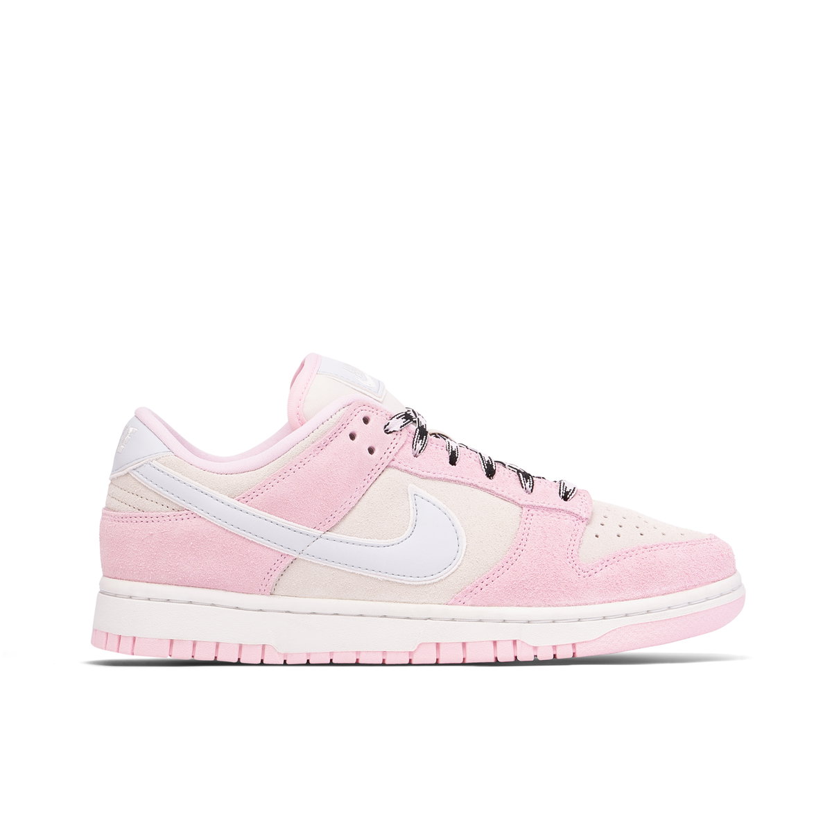 NIKE unisex WOMEN\'S DUNK LOW PREMIUM SIZE Various Pink Suede DV7415-600 Nike Dunk Low Pink Foam Suede Womens | DV3054-600 | Laced main image 3