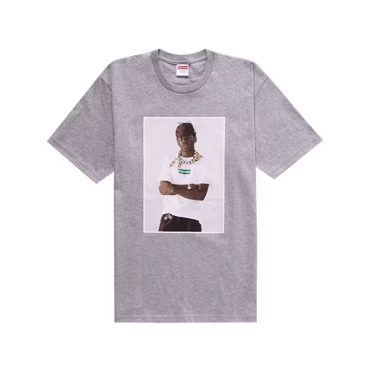 Supreme Tyler The Creator Tee Heather Grey | SUPREME-00143 | Laced