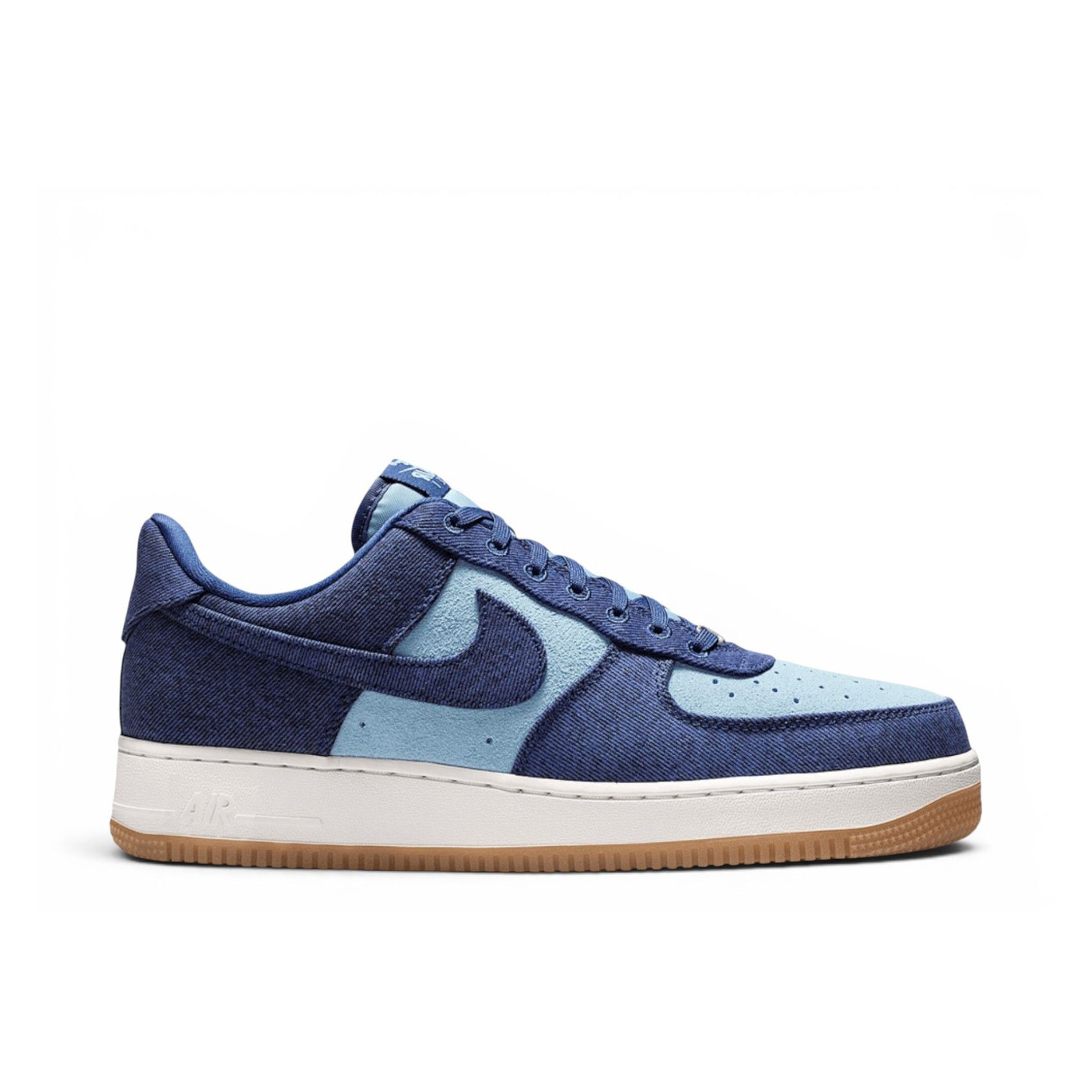 Nike Air Force 1 Low '07 LV8 Denim Navy Worn Blue
