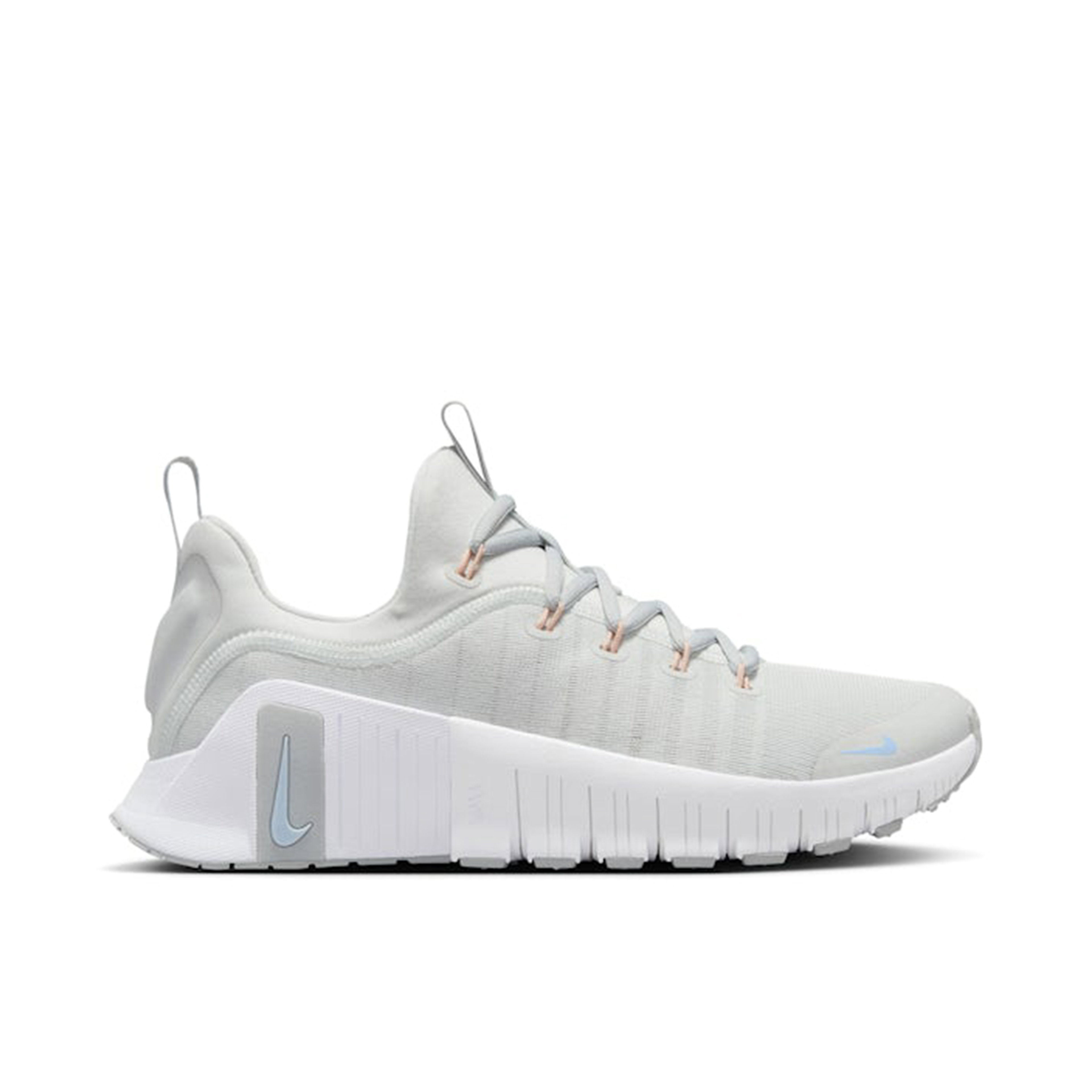 Nike Free Metcon 6 Photon Dust Light Smoke Grey Summit White Metallic Silver Womens