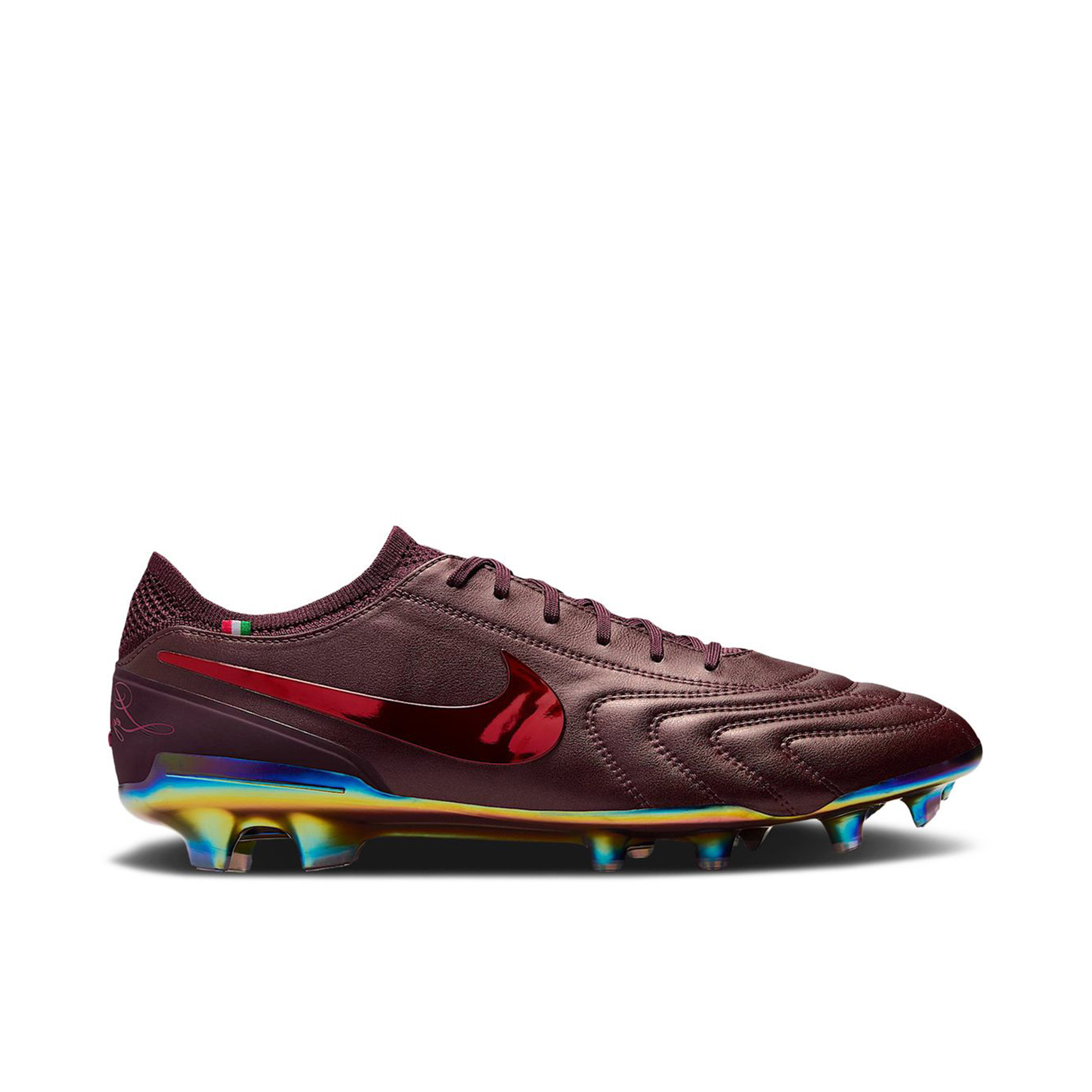 Nike Tiempo Legend 10 Elite Luxe FG Montebelluna Leather Port Wine