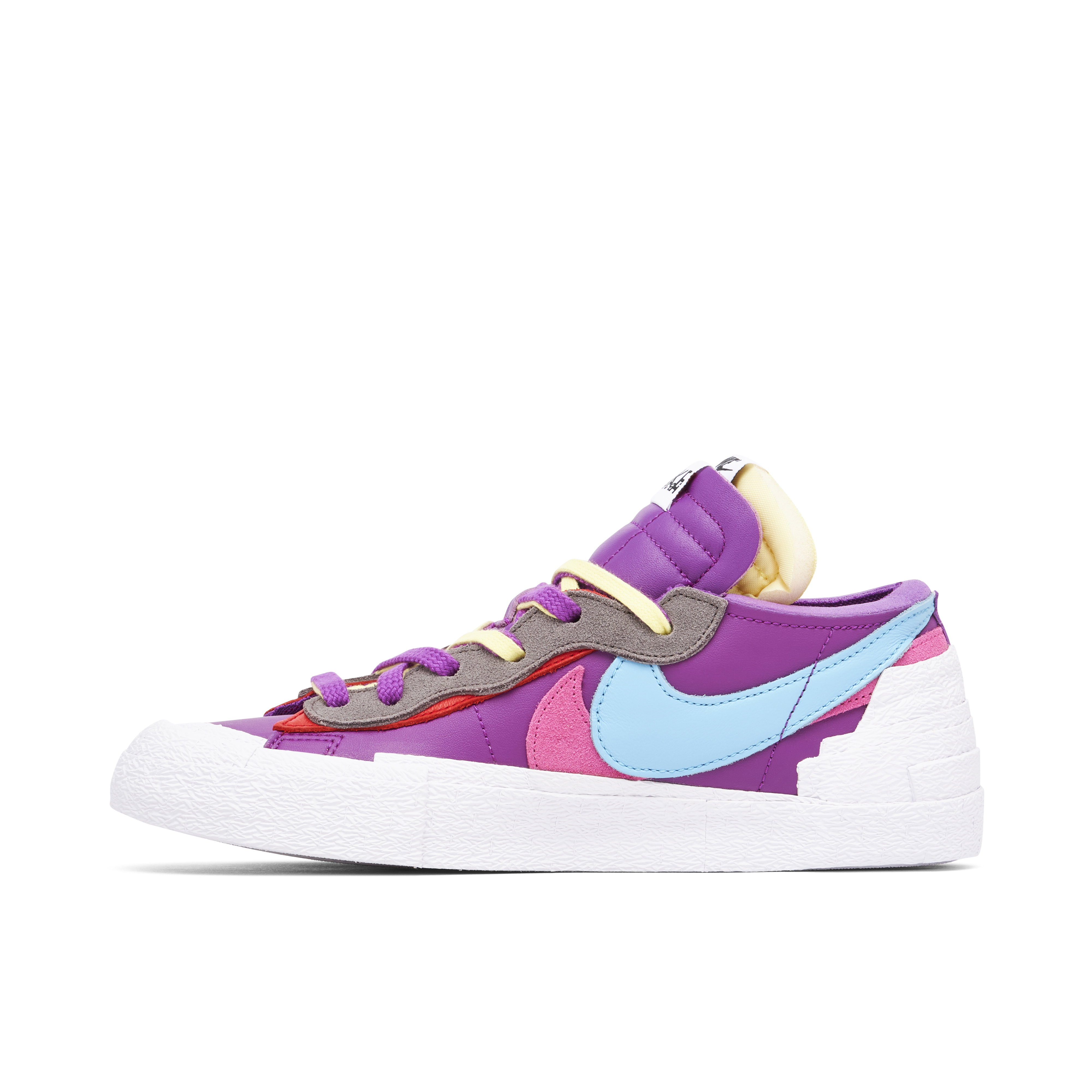 KAWS x sacai x Nike Blazer Low Purple | DM7901-500 | Laced