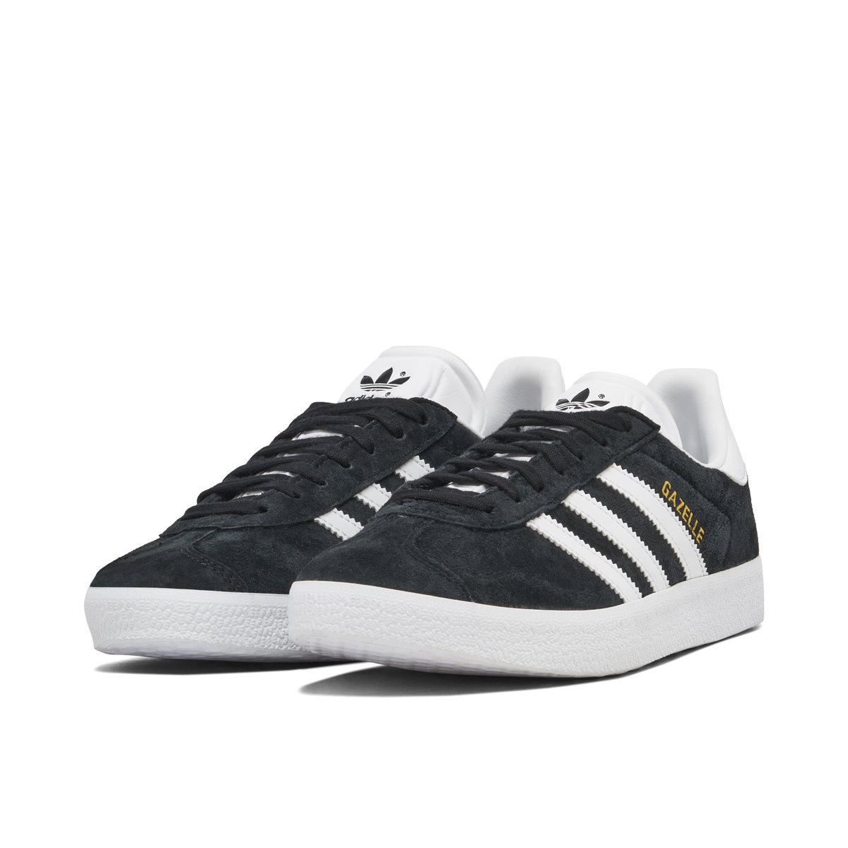 adidas Gazelle 85 - Core Black / White / Gold 6.5