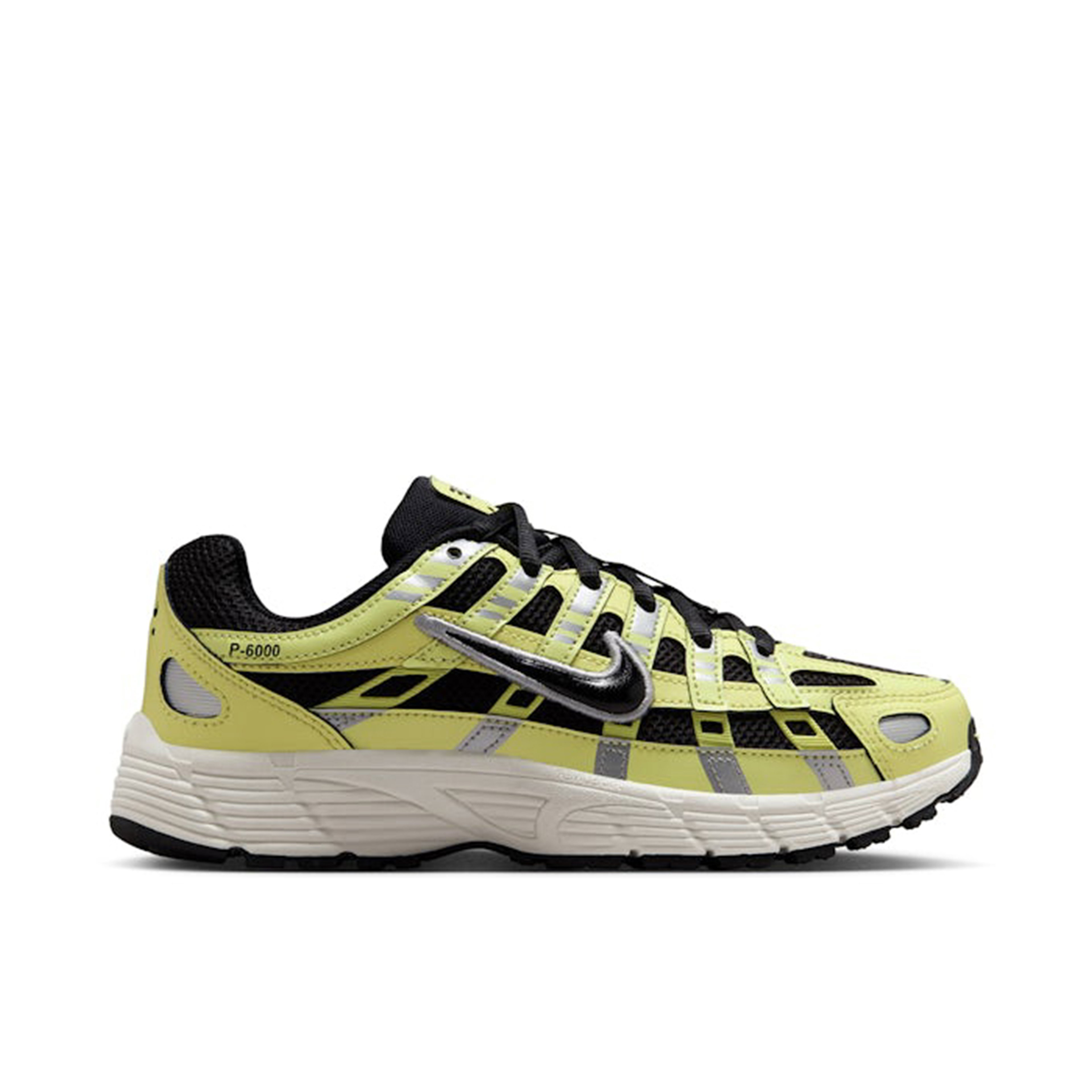 Nike P-6000 Light Lemon Twist Metallic Silver Sail Black GS