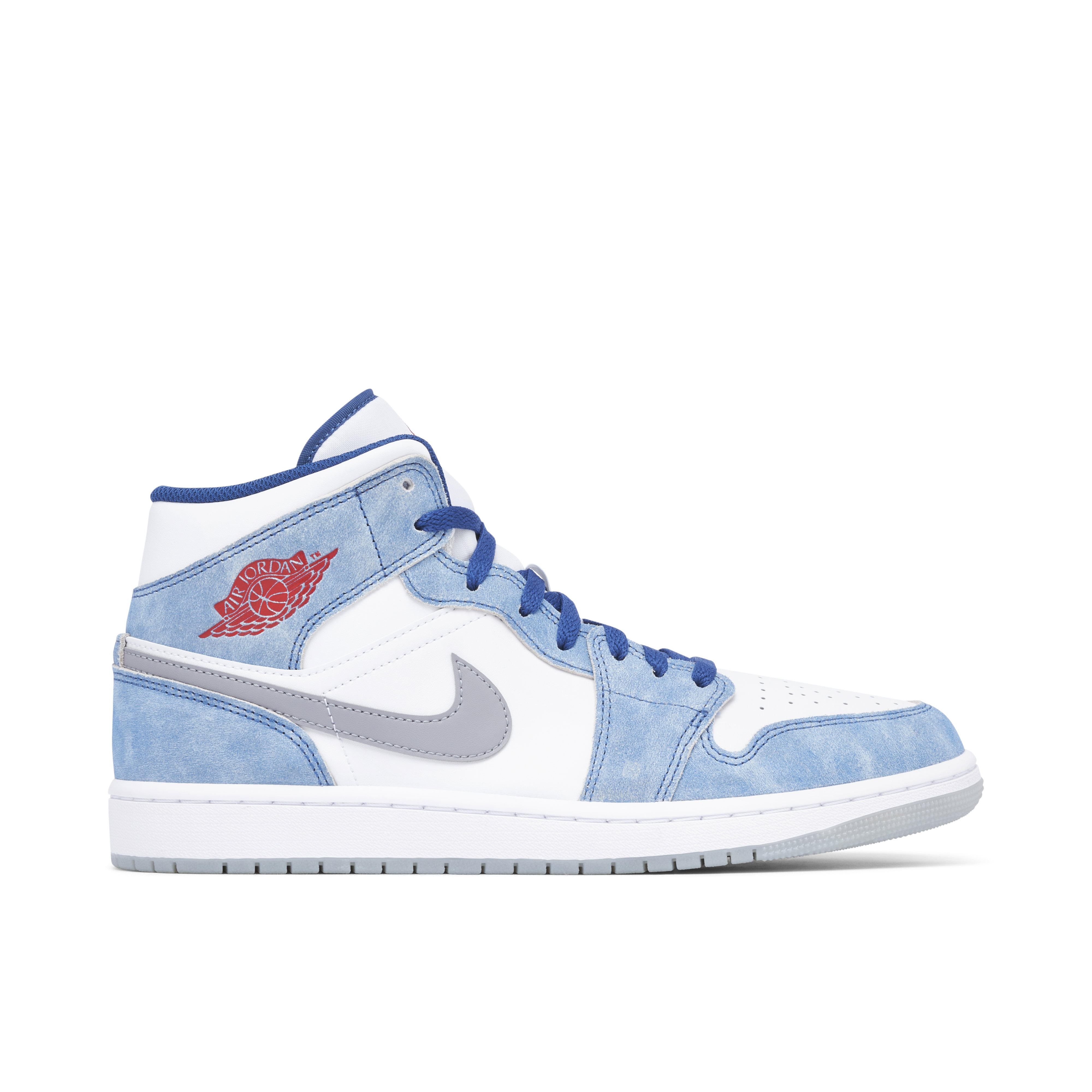 Air Jordan 1 Mid French Blue Fire Red | DN3706-401 | Laced