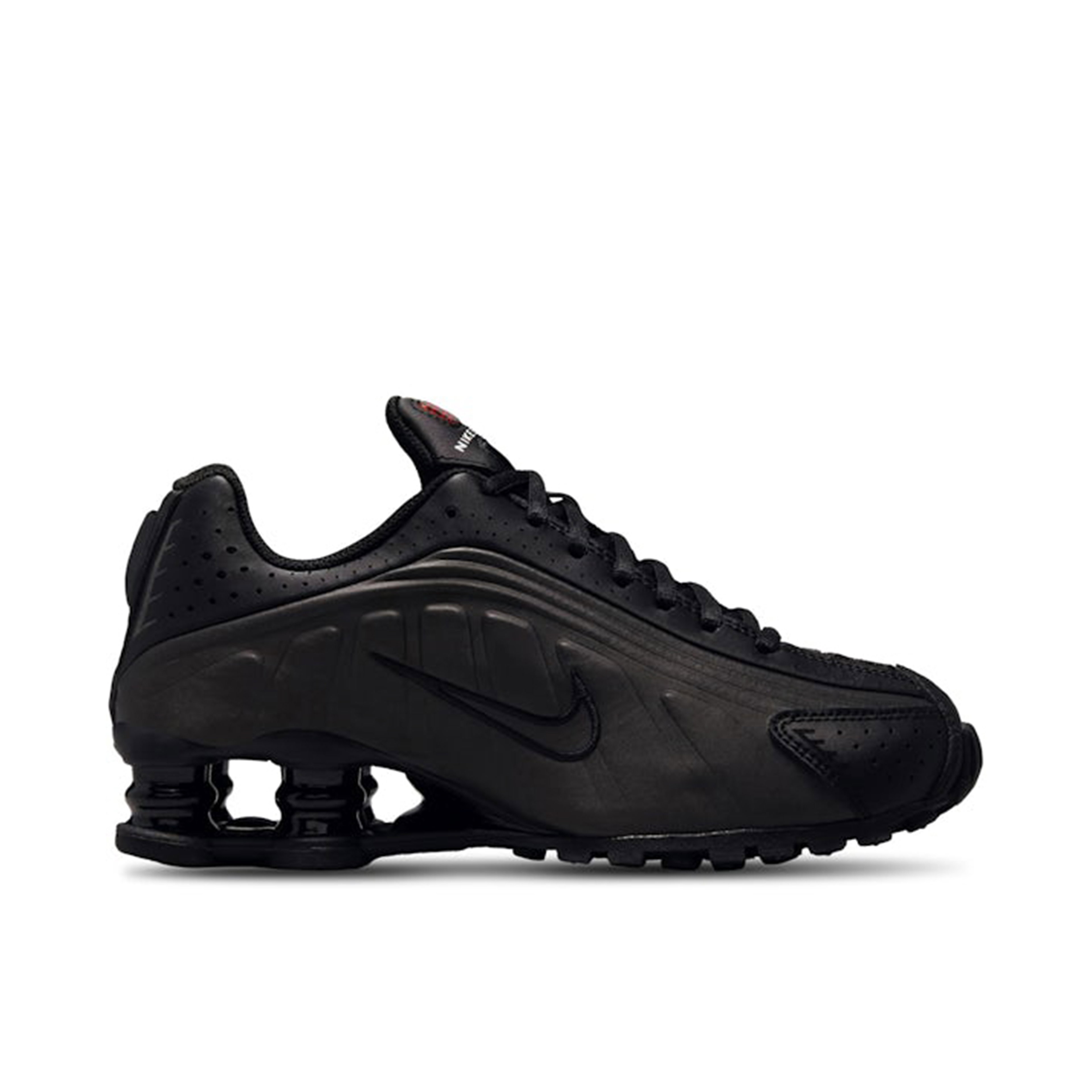Nike Shox R4 Black Bright Crimson GS