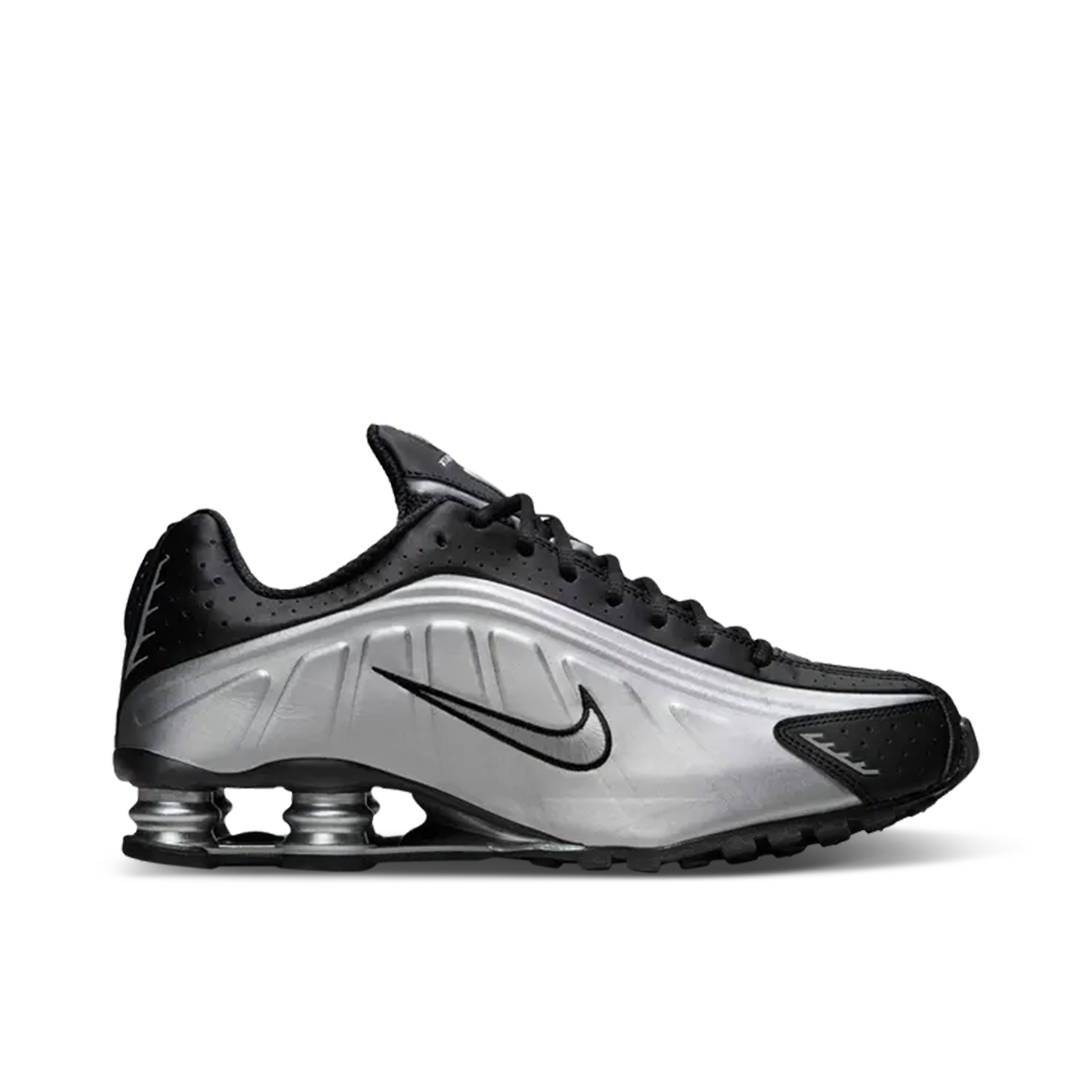 Nike Shox R4 Metallic Silver Black
