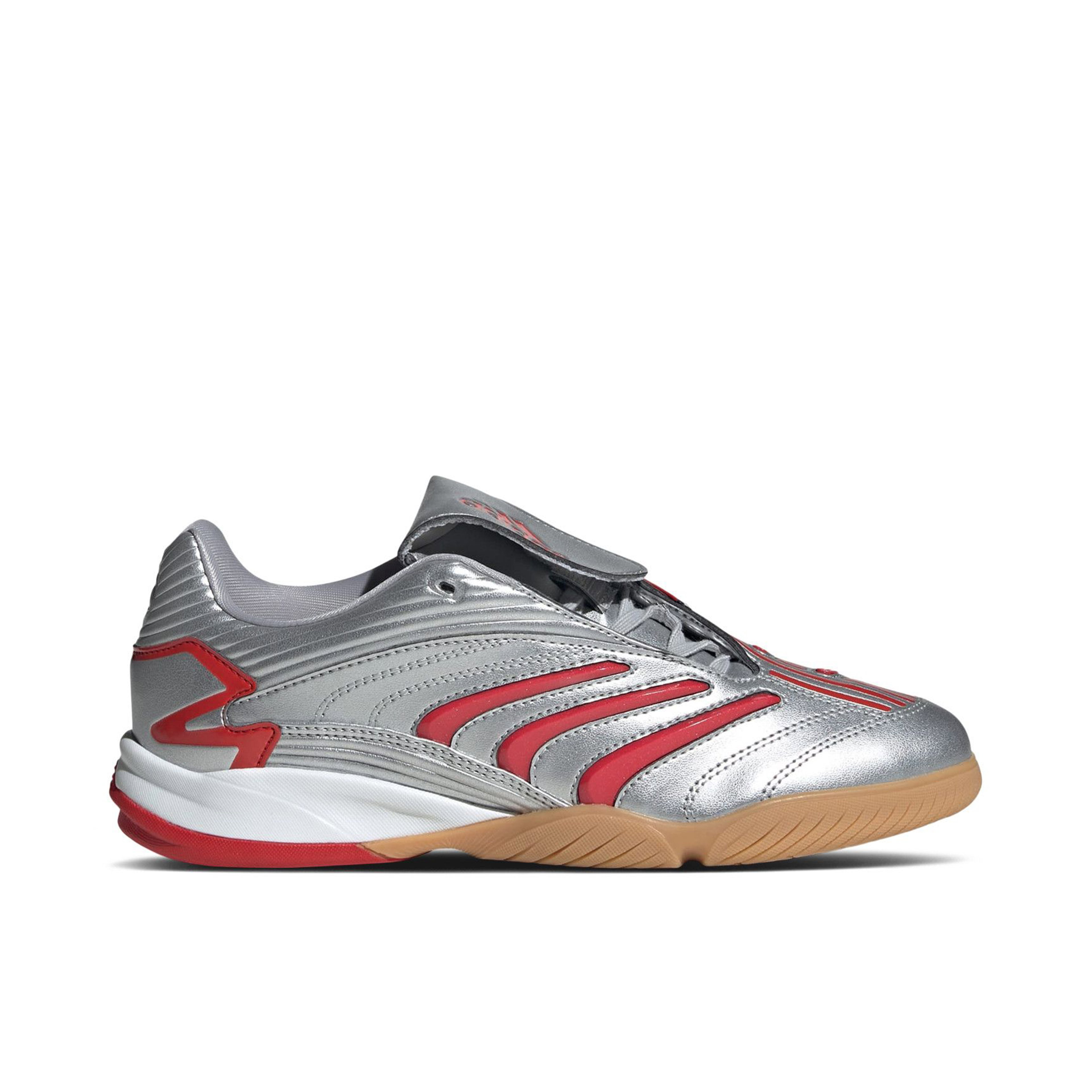 Adidas Predator Sala Silver Metallic Better Scarlet Womens