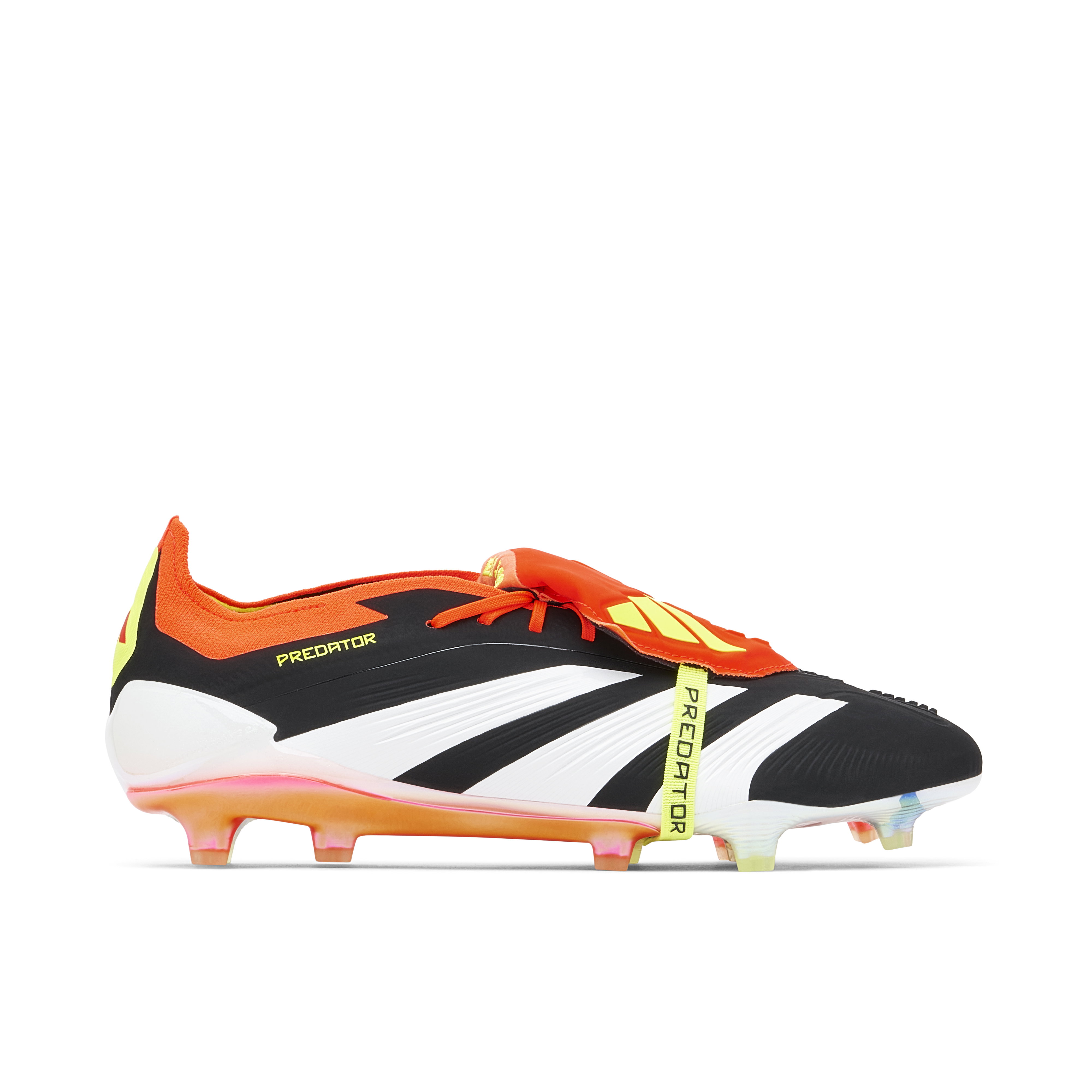 Predator elite FT MIX加工 adidas Predator Elite FT Firm Ground Boots Black Red | IE1809 | Laced