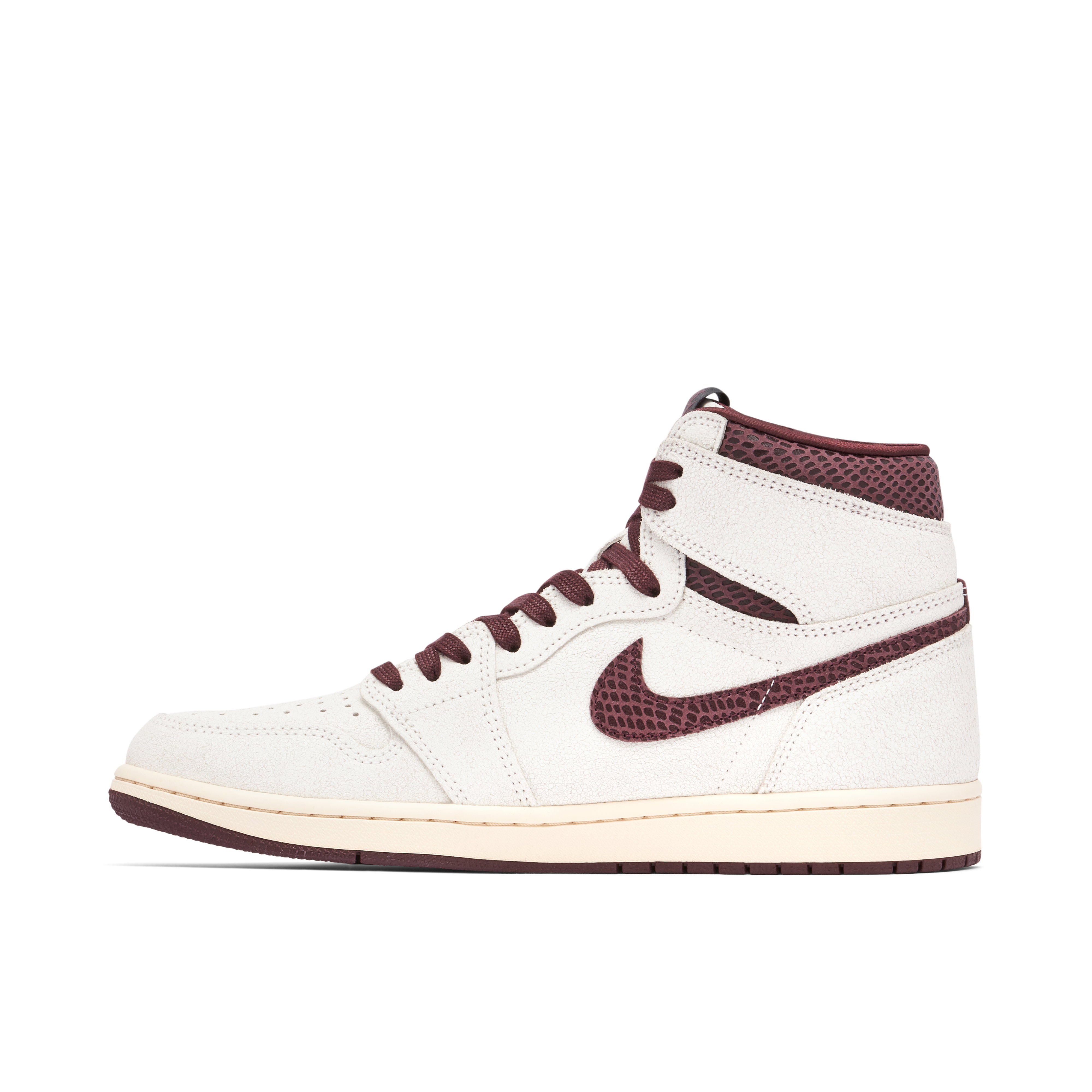 A Ma Maniere x Air Jordan 1 Burgundy Sail | DO7097-100 | Laced