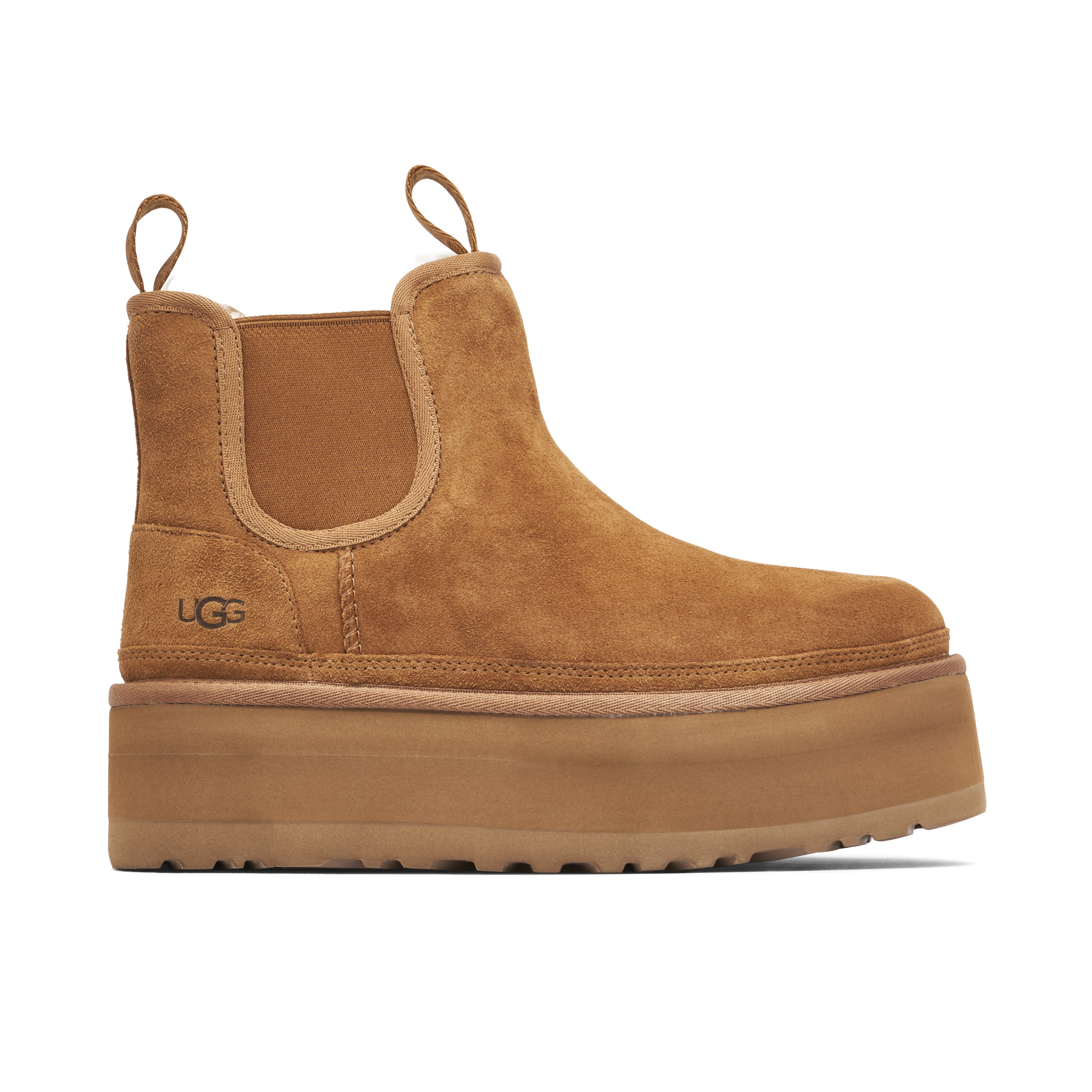 UGG Neumel Platform Chelsea Boot Chestnut Womens | 1134526-CHE | Laced