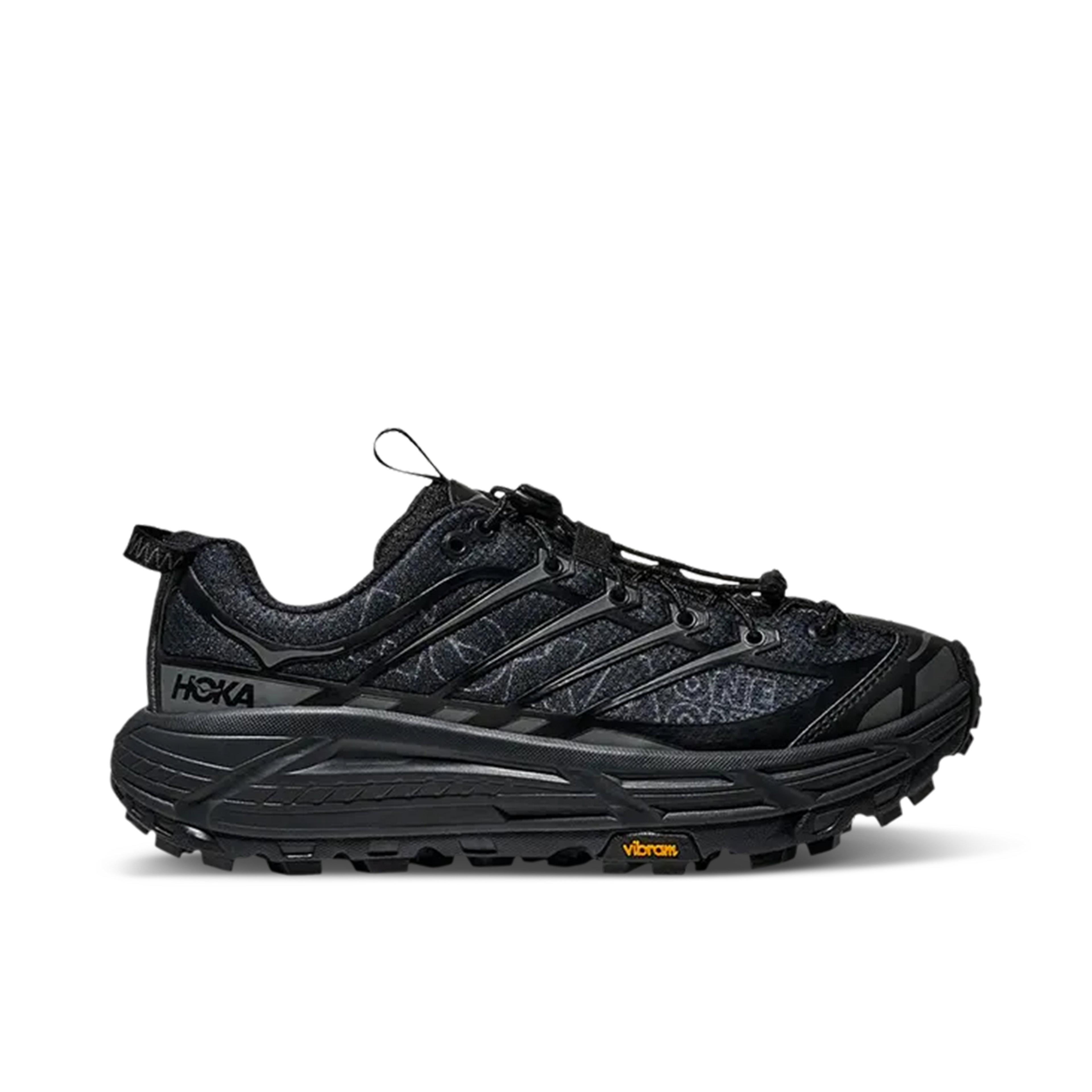 Hoka One One Mafate Three2 Wordmark Black Outer Orbit