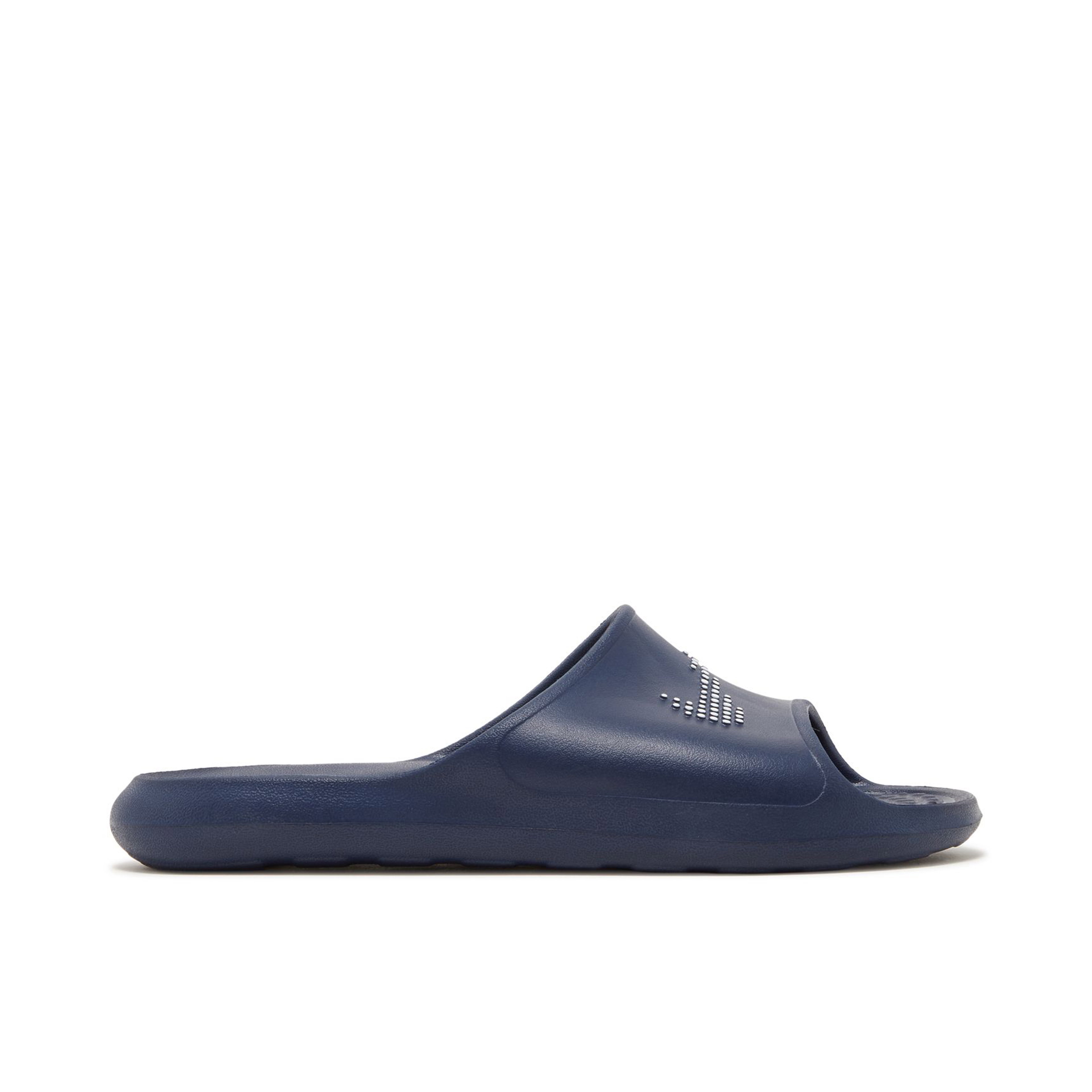 Nike Victori One Shower Slide Polka Dot Swoosh Midnight Navy