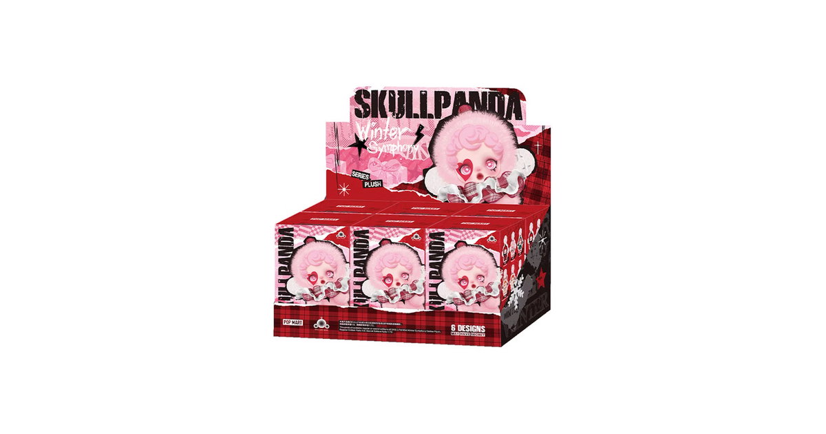 Pop Mart SKULLPANDA Winter Symphony Series Vinyl Face Plush