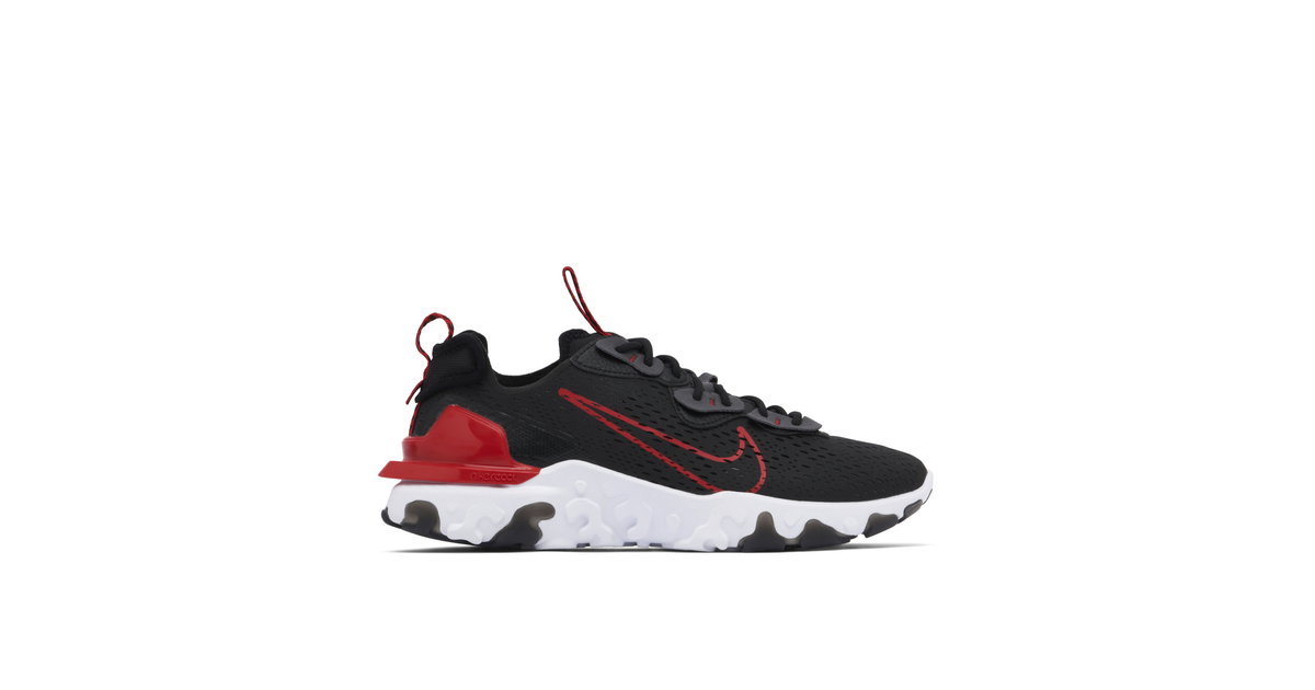Nike React Vision Black Red White Running Shoes FB3353-001 Men\'s Size 9 Buy Nike React Vision  main image 3
