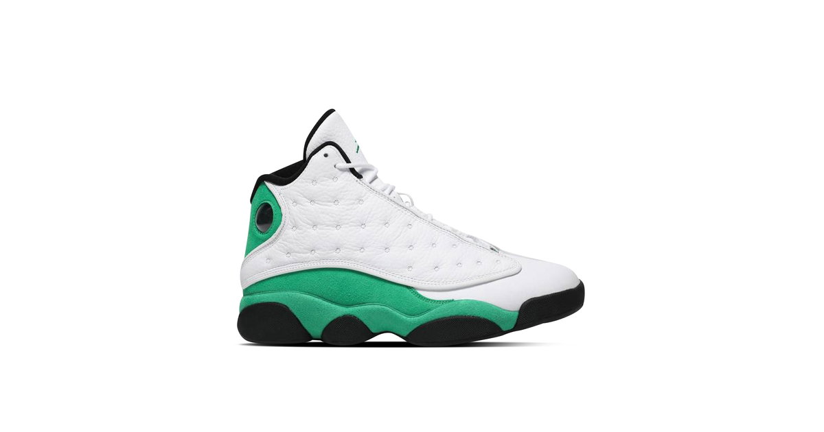 Air Jordan 13 Retro White Lucky Green | DB6537-113 | Laced display picture 2