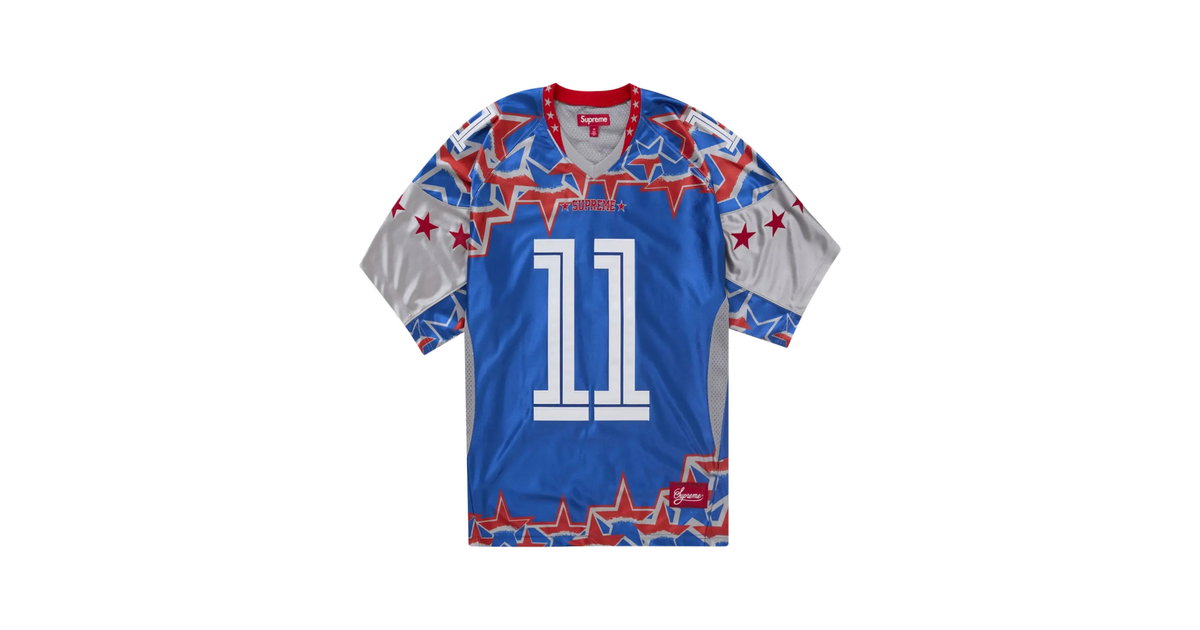 Supreme Stars Football Jersey Royal | SUPREME-01526 | Laced