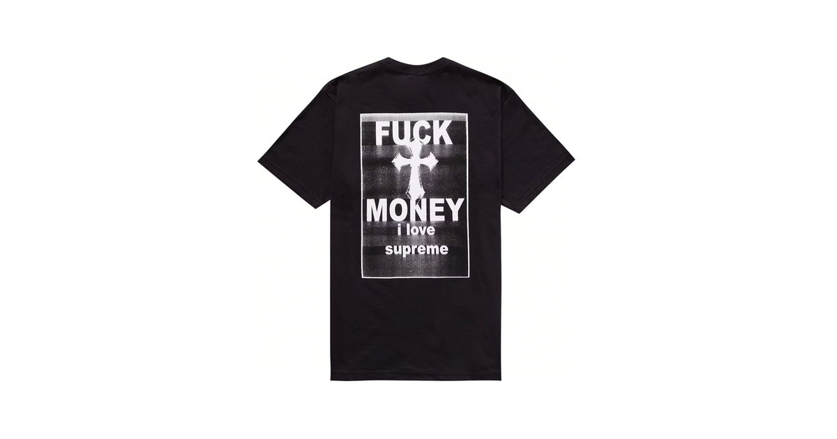 Supreme Fuck Money Tee ブラック Tシャツ Supreme Fuck Money Tee Black | SUPREME-00146 | Laced