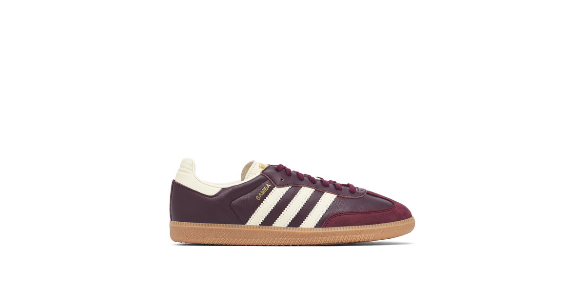 adidas Samba OG Maroon Gold Metallic