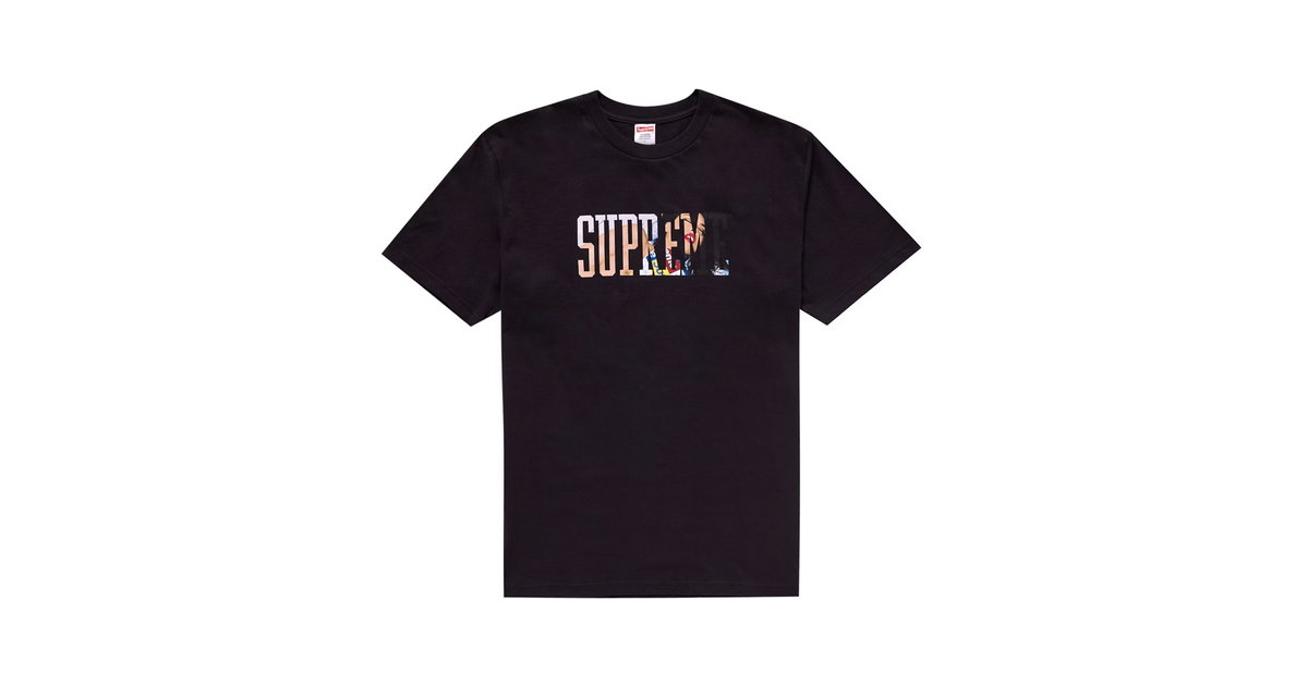Supreme Tera Patrick Collegiate Tee Black | SUPREME-00140 | Laced