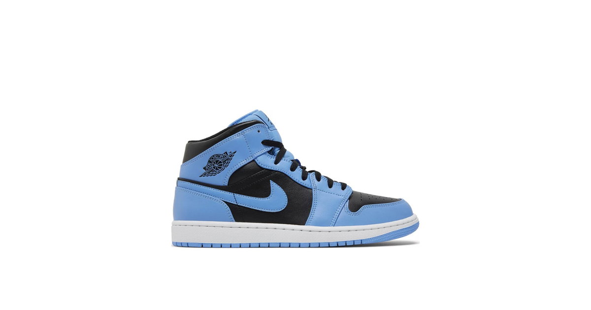 Air Jordan 1 Mid University Blue Black | DQ8426-401 | Laced