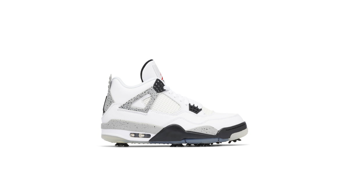 Jordan 4 Retro Golf White Cement | CU9981-100 | Laced