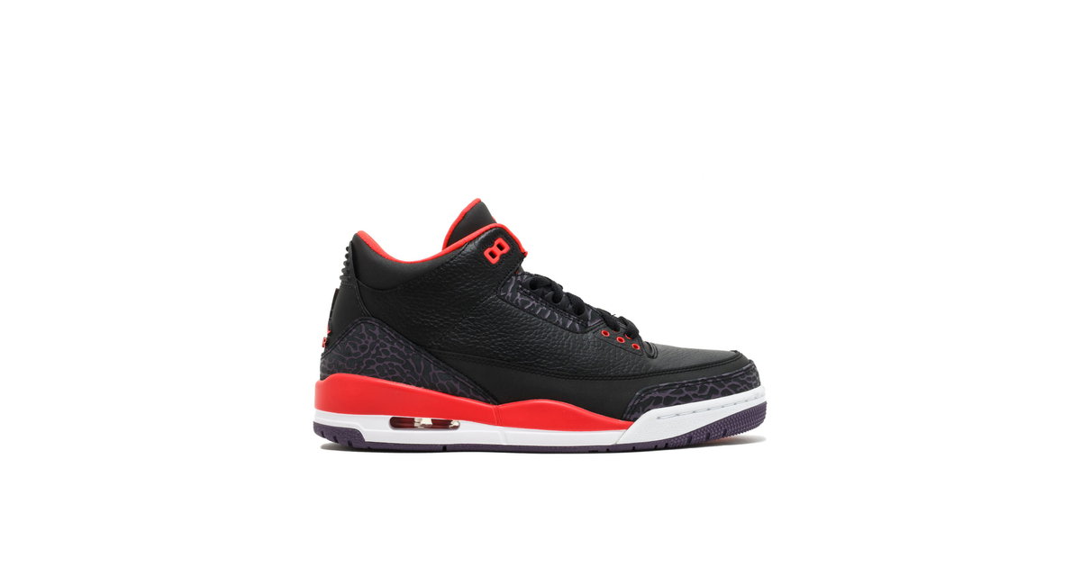 Jordan 3 Retro Crimson 2013 Mens 11.5 Black Red White Decent Condition Jordan 3 Retro  main image 4