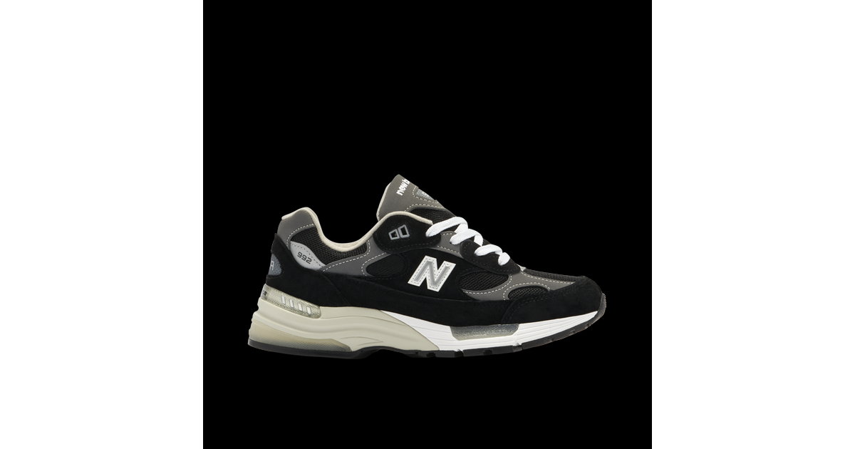 New Balance 992 Black Grey White | M992EB | Laced