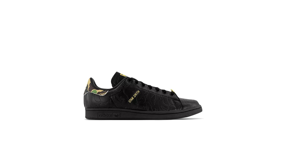 adidas Stan Smith x BAPE 30th Anniversary Black | IG1116 | Laced