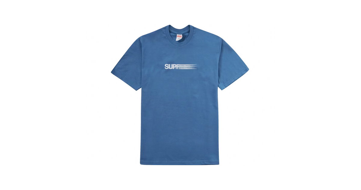 Supreme Motion Logo Tee (SS23) Faded Blue | SUPREME-00110 | Laced