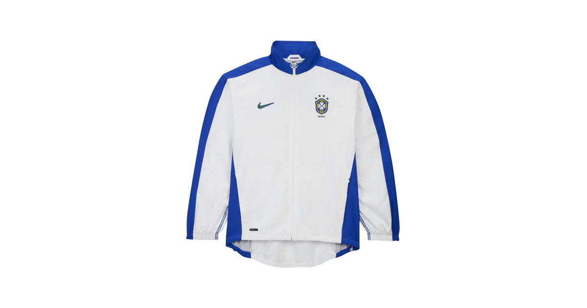 Nike Brazil 1998 Reissue Track Jacket White | FZ6681-100 | Laced
