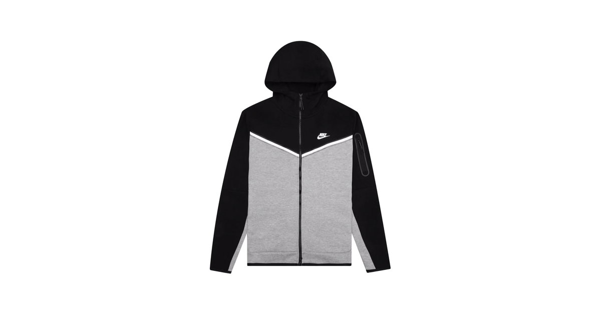 Nike Sportswear Tech Fleece Full-Zip Hoodie Black/Dark Grey