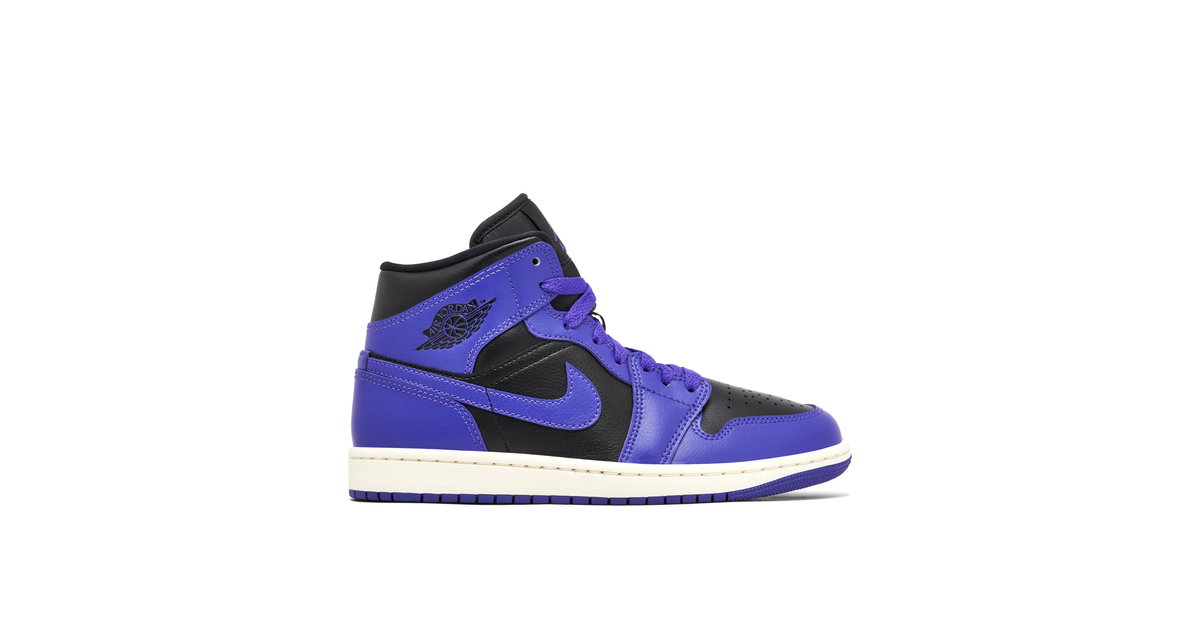 Air Jordan 1 Mid Purple Black Womens | BQ6472-051 | Laced