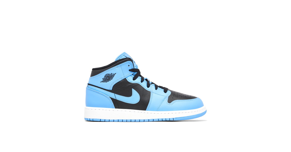 Air Jordan 1 Mid University Blue Black GS | DQ8423-401 | Laced
