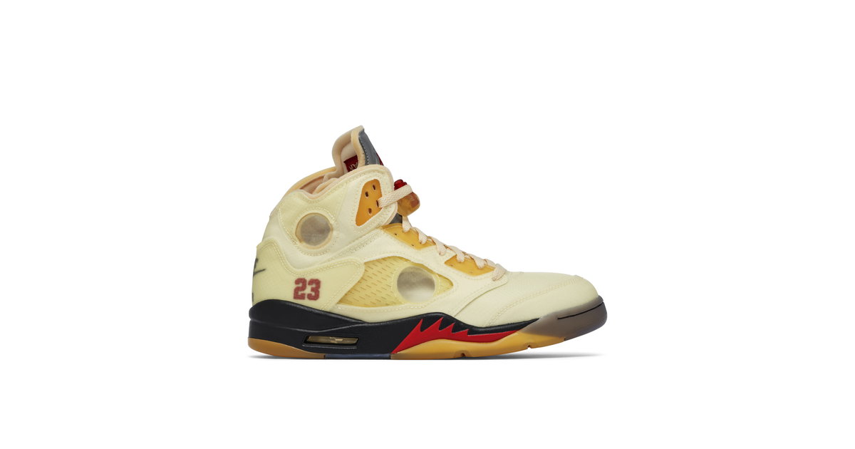 Air Jordan 5 Retro Off-White Sail | DH8565-100 | Laced