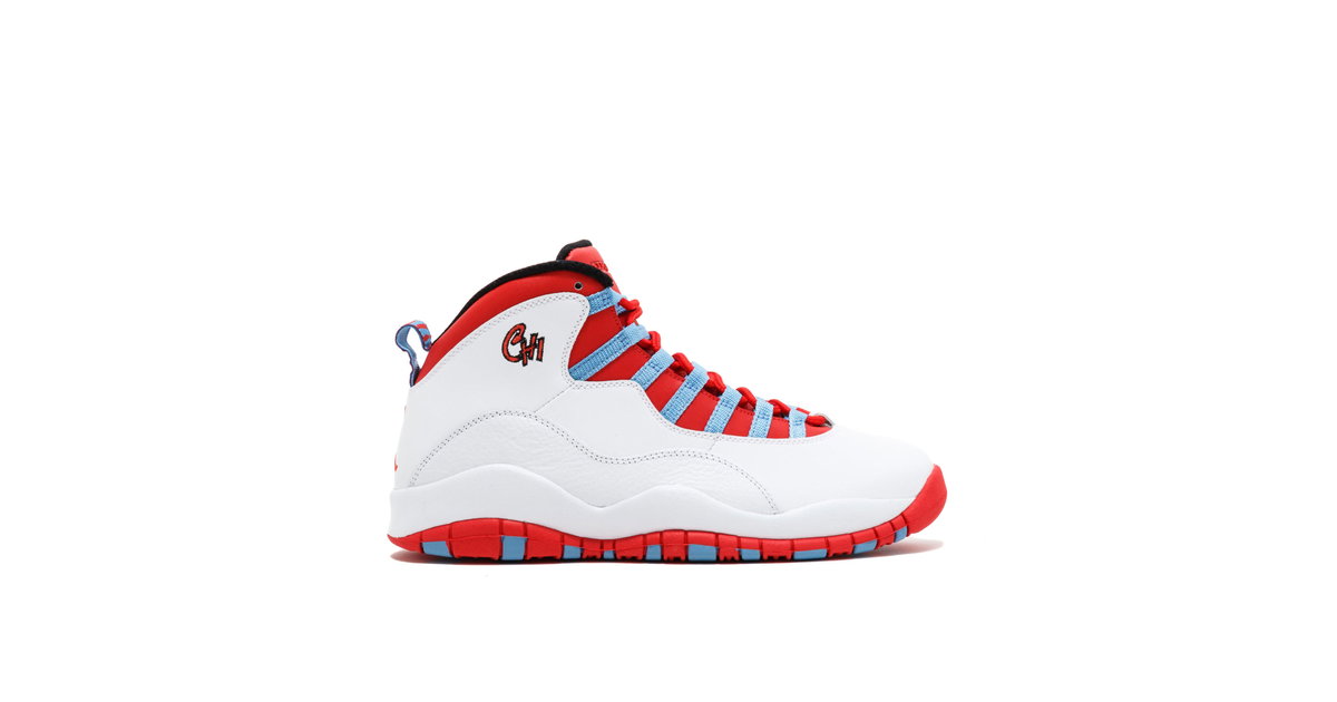 Air Jordan 10 Retro 310805-100 Men\'s 11.5 Basketball Shoes White Chicago Sneaker Jordan 10 Retro Chicago Bulls (2012) Men main image 2