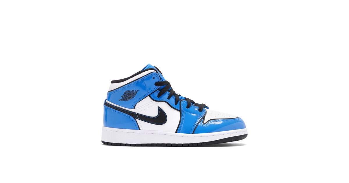 Air Jordan 1 Mid Signal Blue GS | BQ6931-402 | Laced
