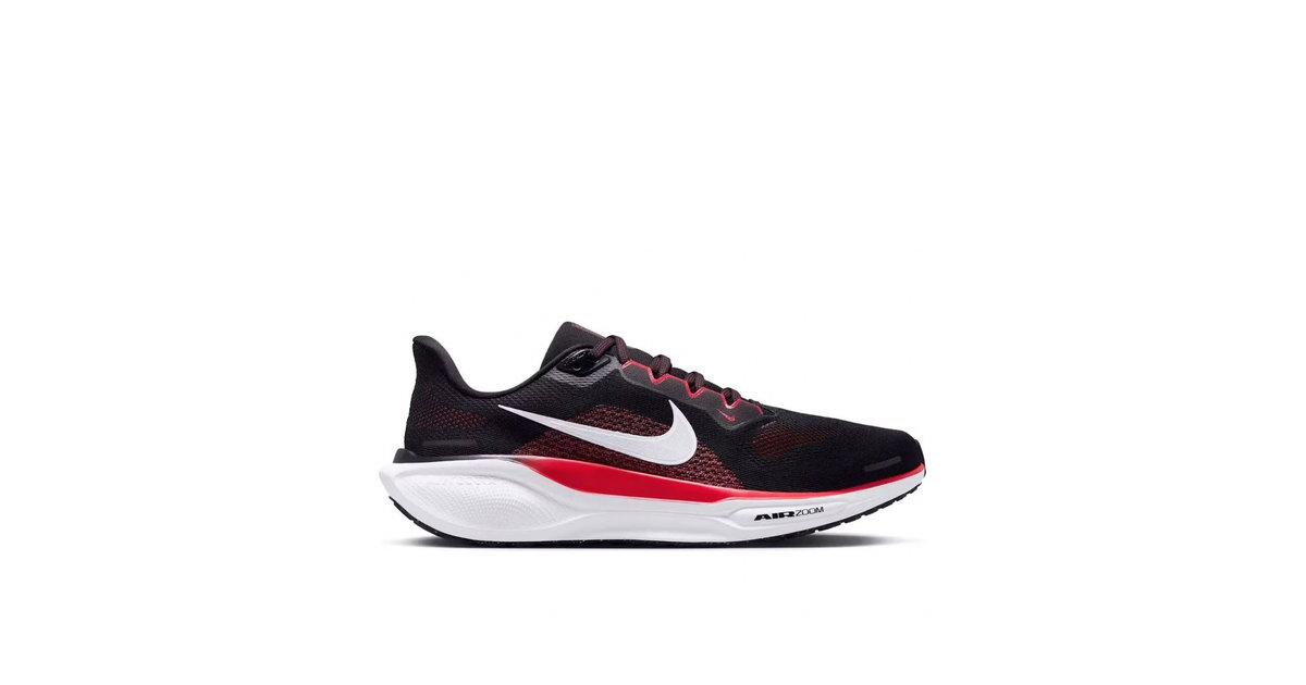Nike Air Zoom Pegasus 41 FD2722-003 Black Fire Red Men\'s Low Top Mesh Sneakers Nike Air Zoom Pegasus 41 Mens Black Fire Red Running Shoes  main image 2
