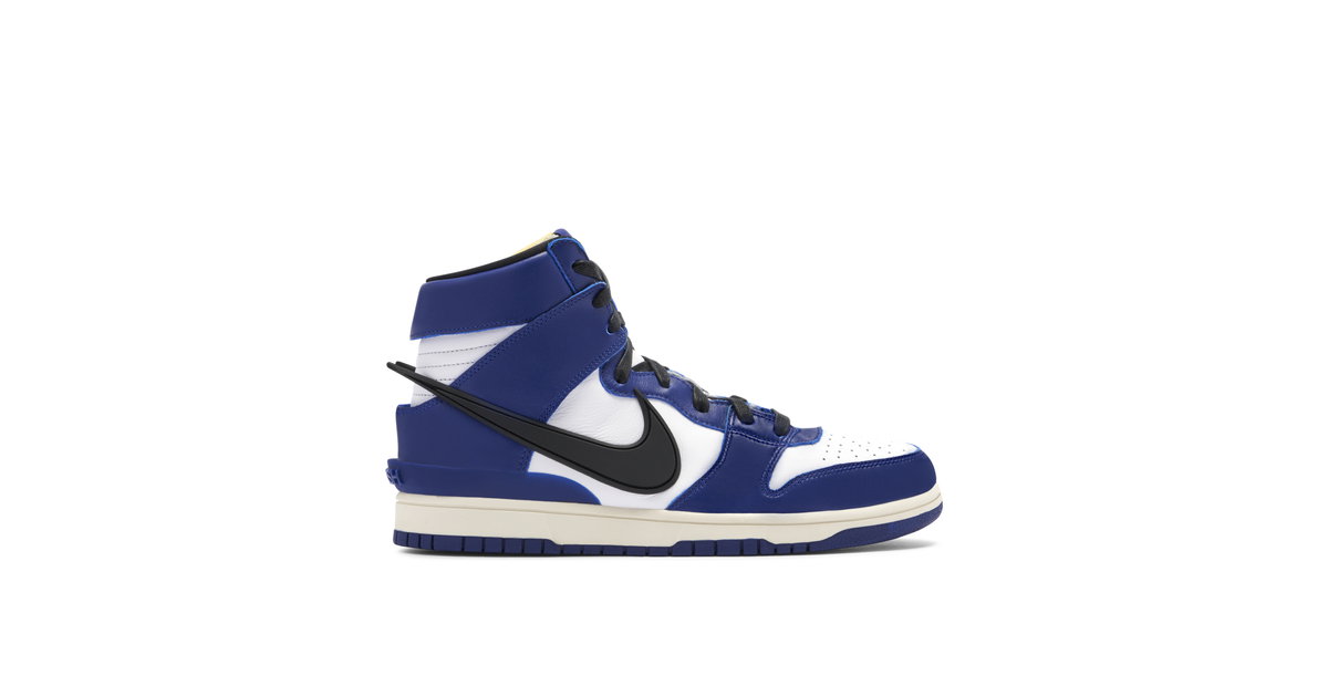 Nike Dunk High x AMBUSH Deep Royal | CU7544-400 | Laced