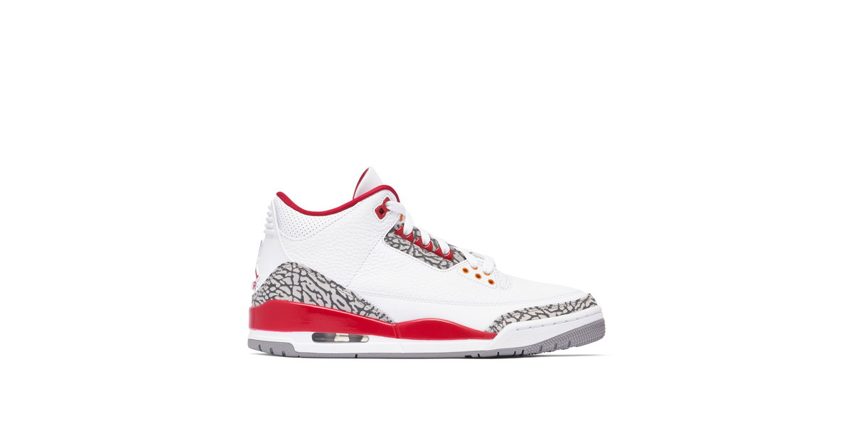 Air Jordan 3 Cardinal Red | CT8532-126 | Laced