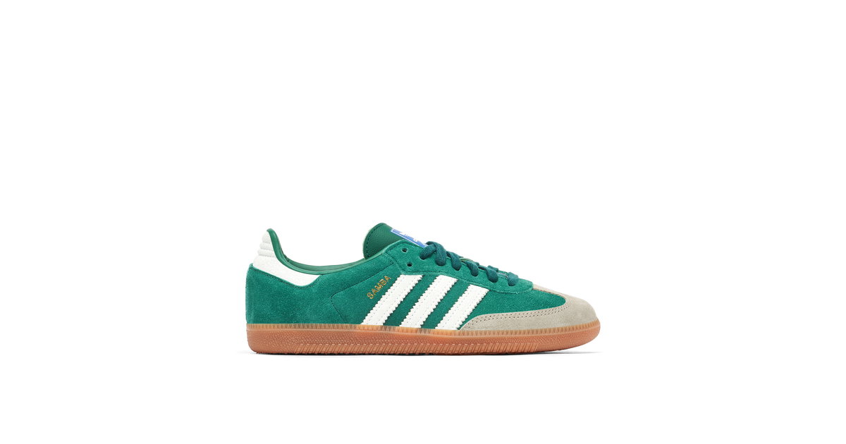 adidas gazelle silver green womens Adidas Clarks 8th Street Samba by Ronnie Fieg Chalk White Green   Silhouette Sneakers & Art
