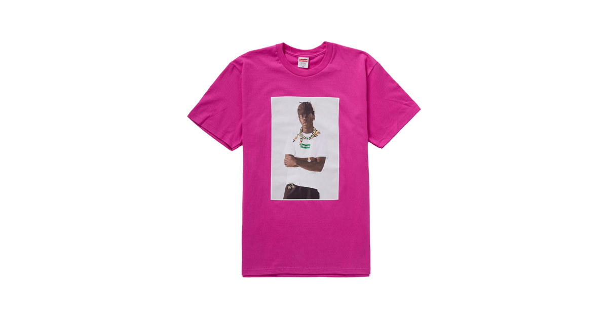 Supreme Tyler The Creator Tee Magenta | SUPREME-00144 | Laced